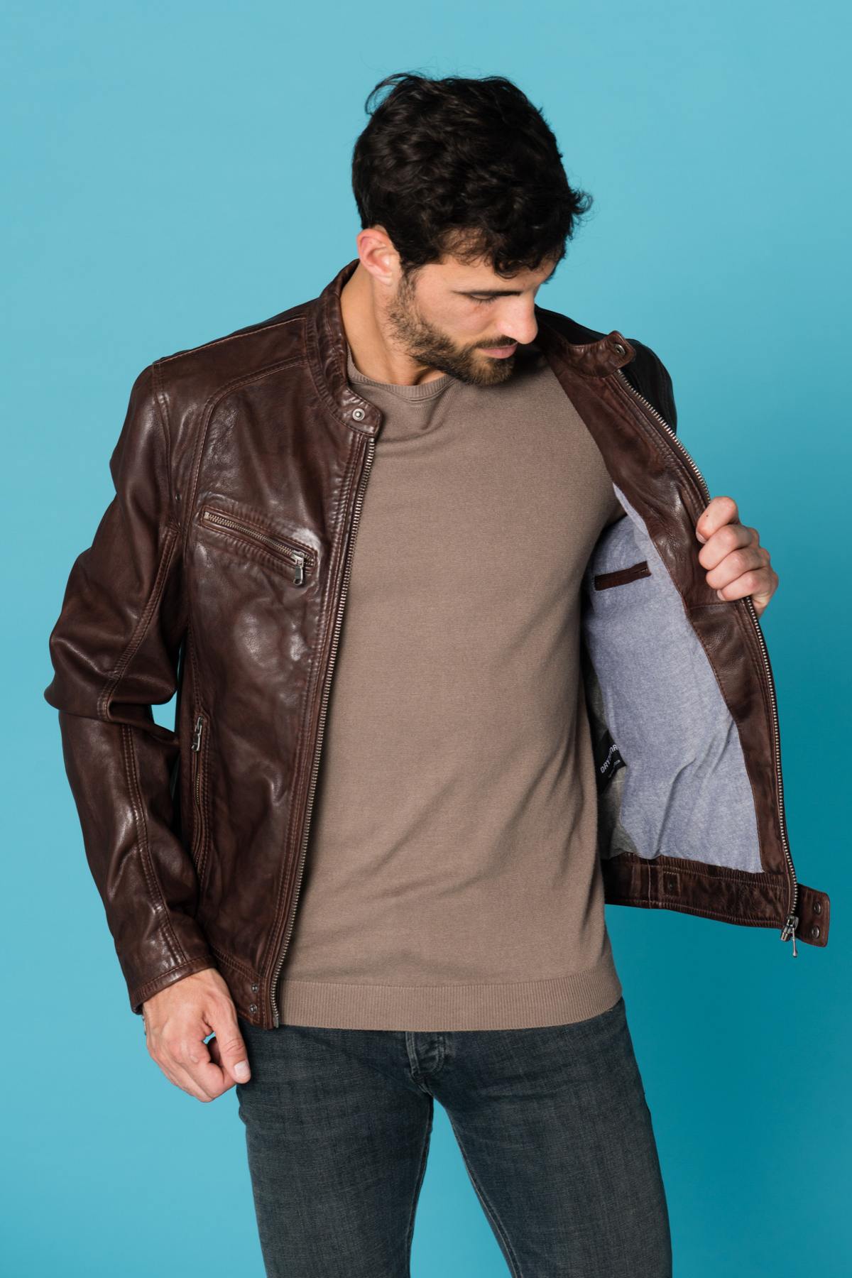  Brown lamb jacket - Image n°4