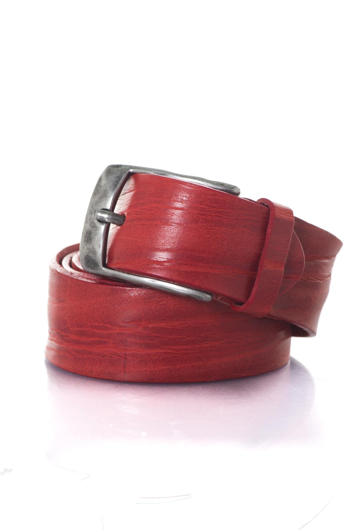 Cowhide leather belt - Image n°1