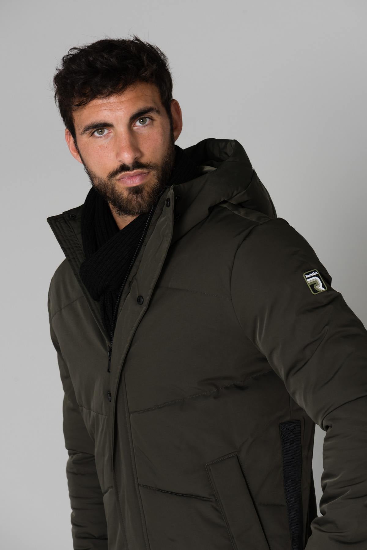 Mid-length khaki jacket - Image n°5