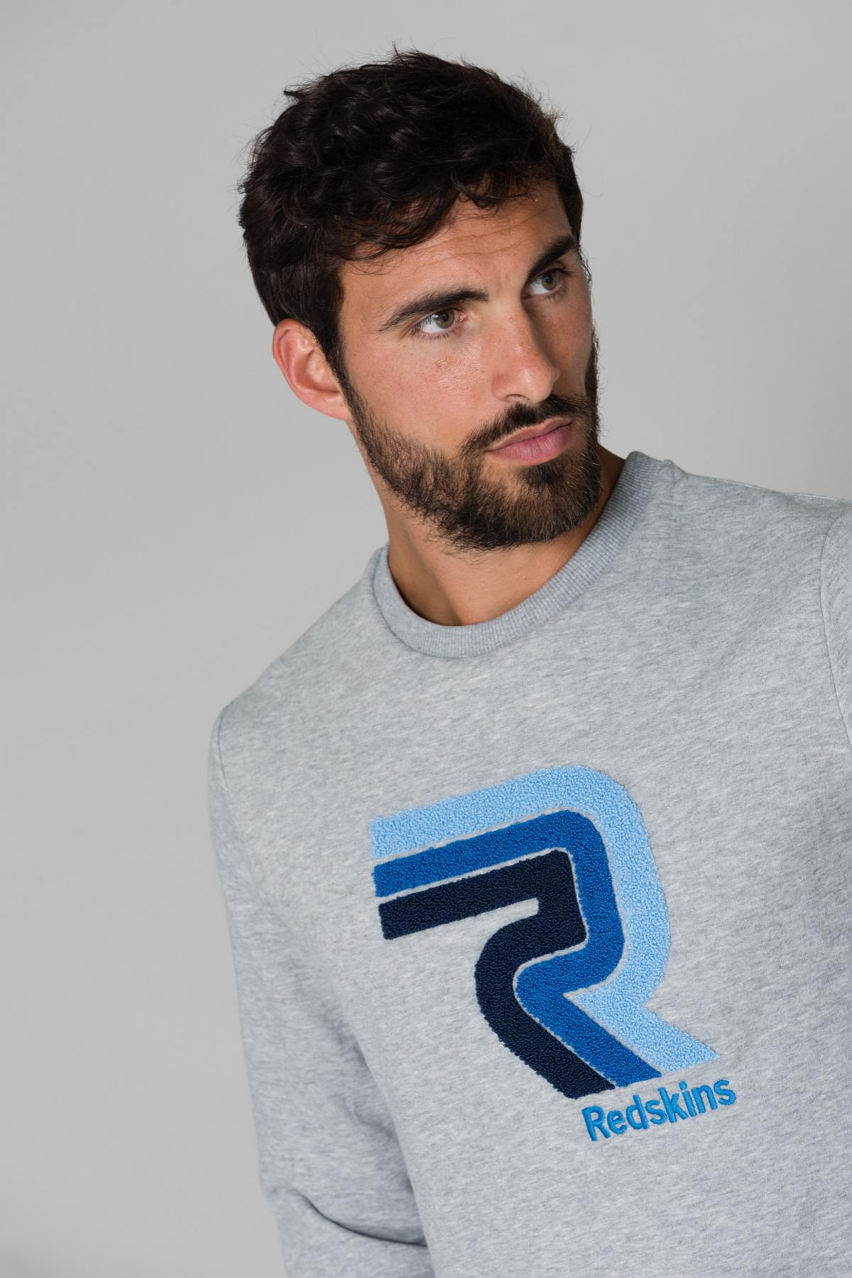  Men's gray cotton sweater - Image n°2