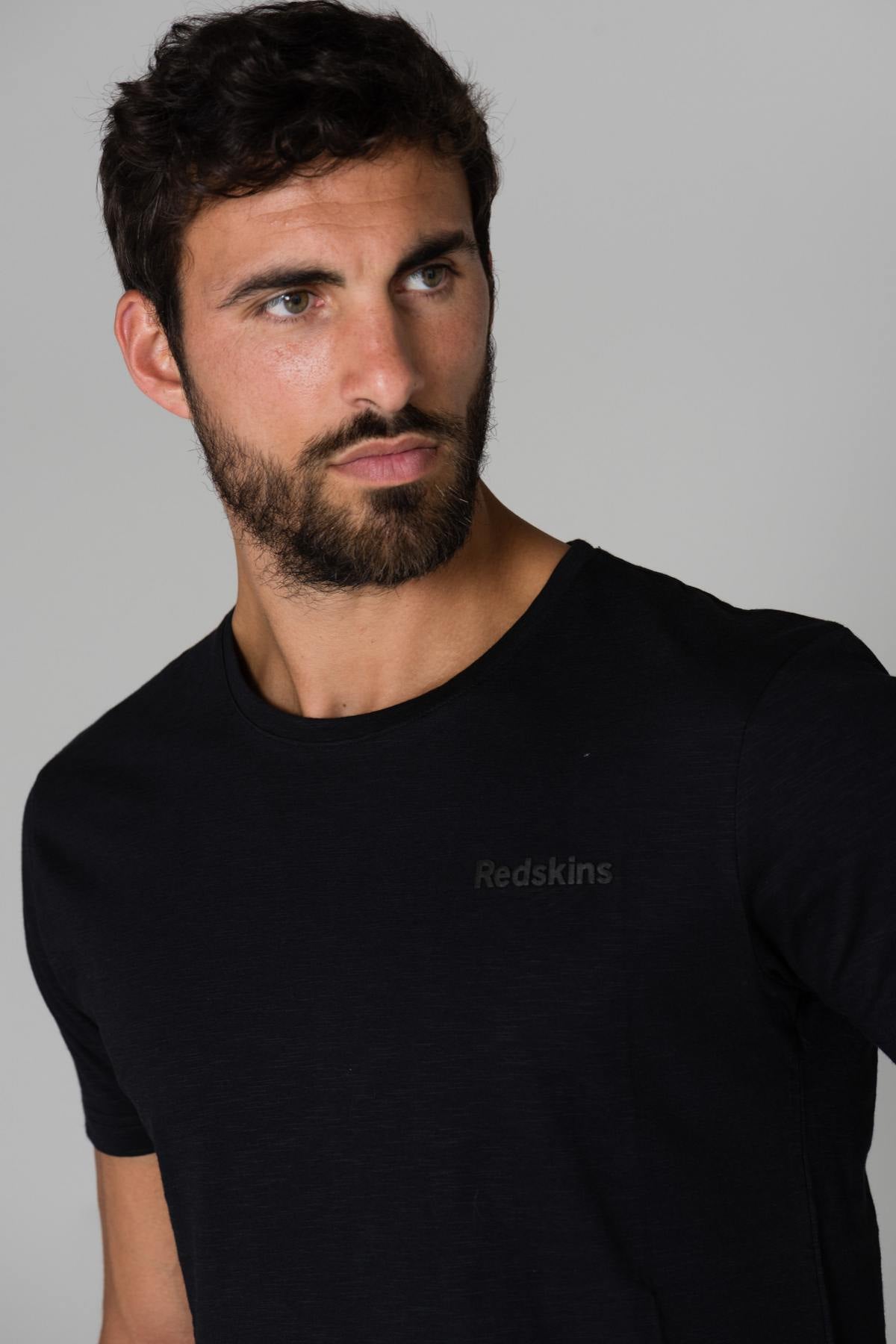 Men's black cotton t-shirt - Image n°3