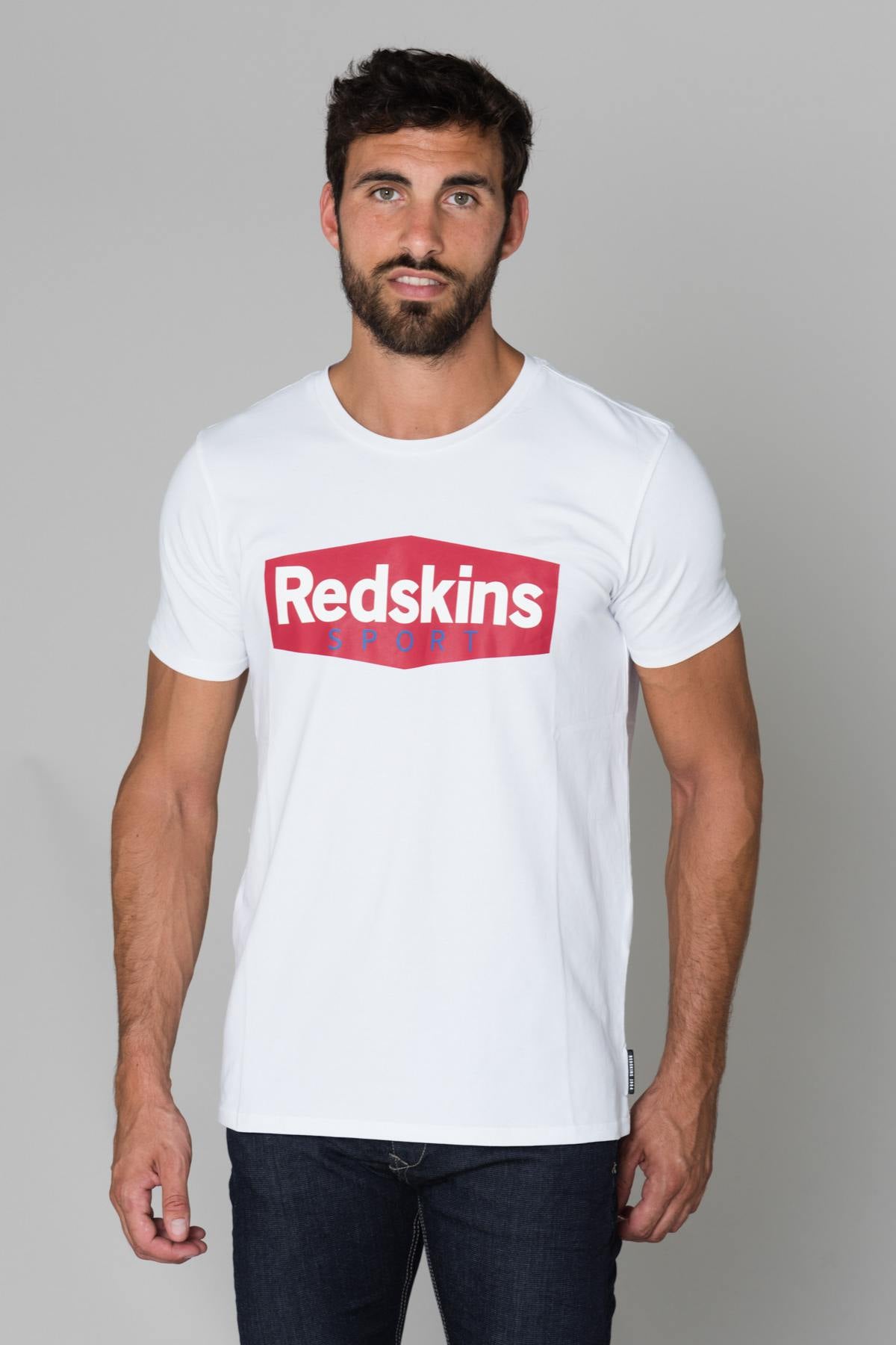 White t-shirt with logo on the chest - Image n°5