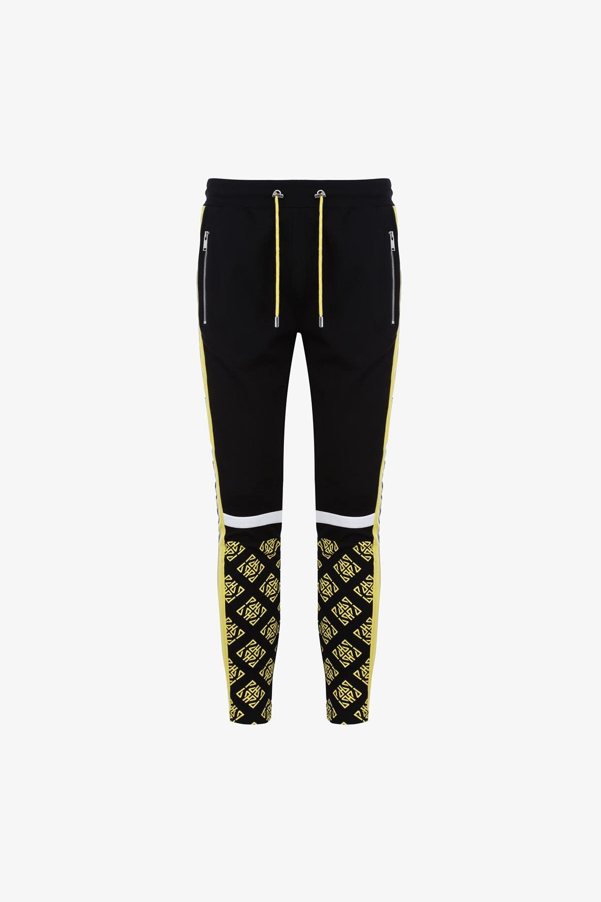 Black and yellow jogging pants - Image n°6