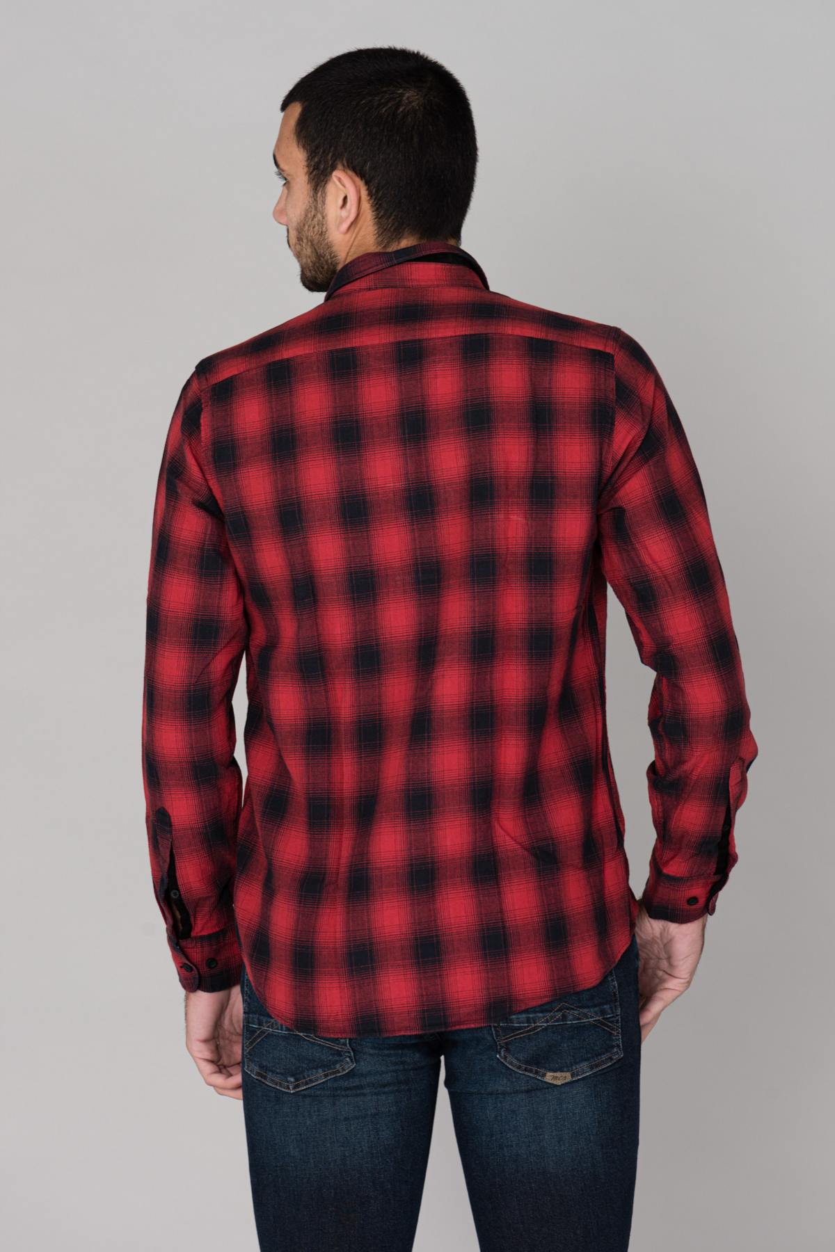 Red checkered shirt - Image n°2