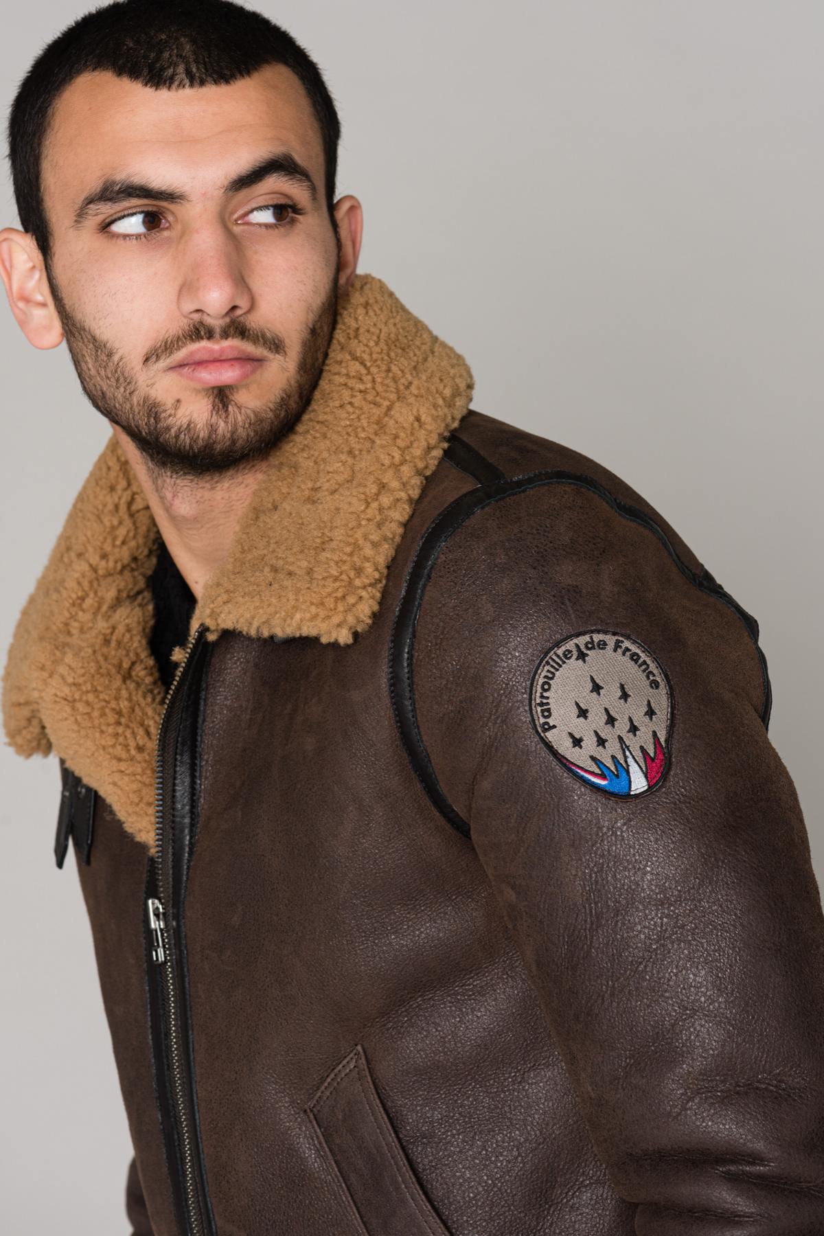  Sheepskin bomber jacket - Image n°2