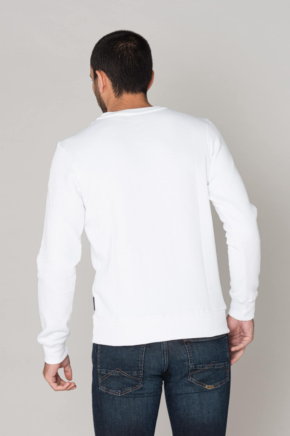 White cotton sweater - Image n°3