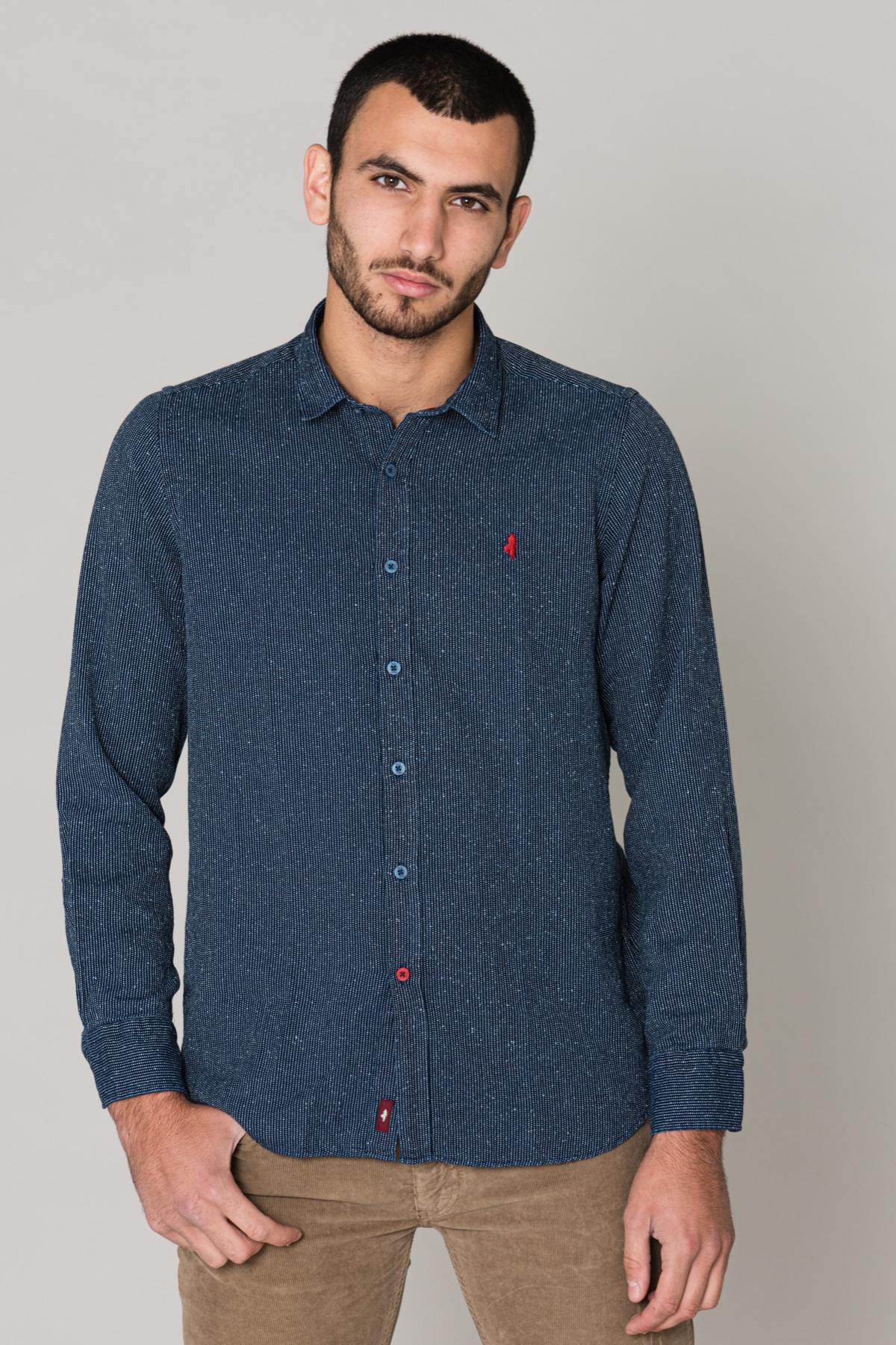 Blue long sleeve shirt - Image n°1