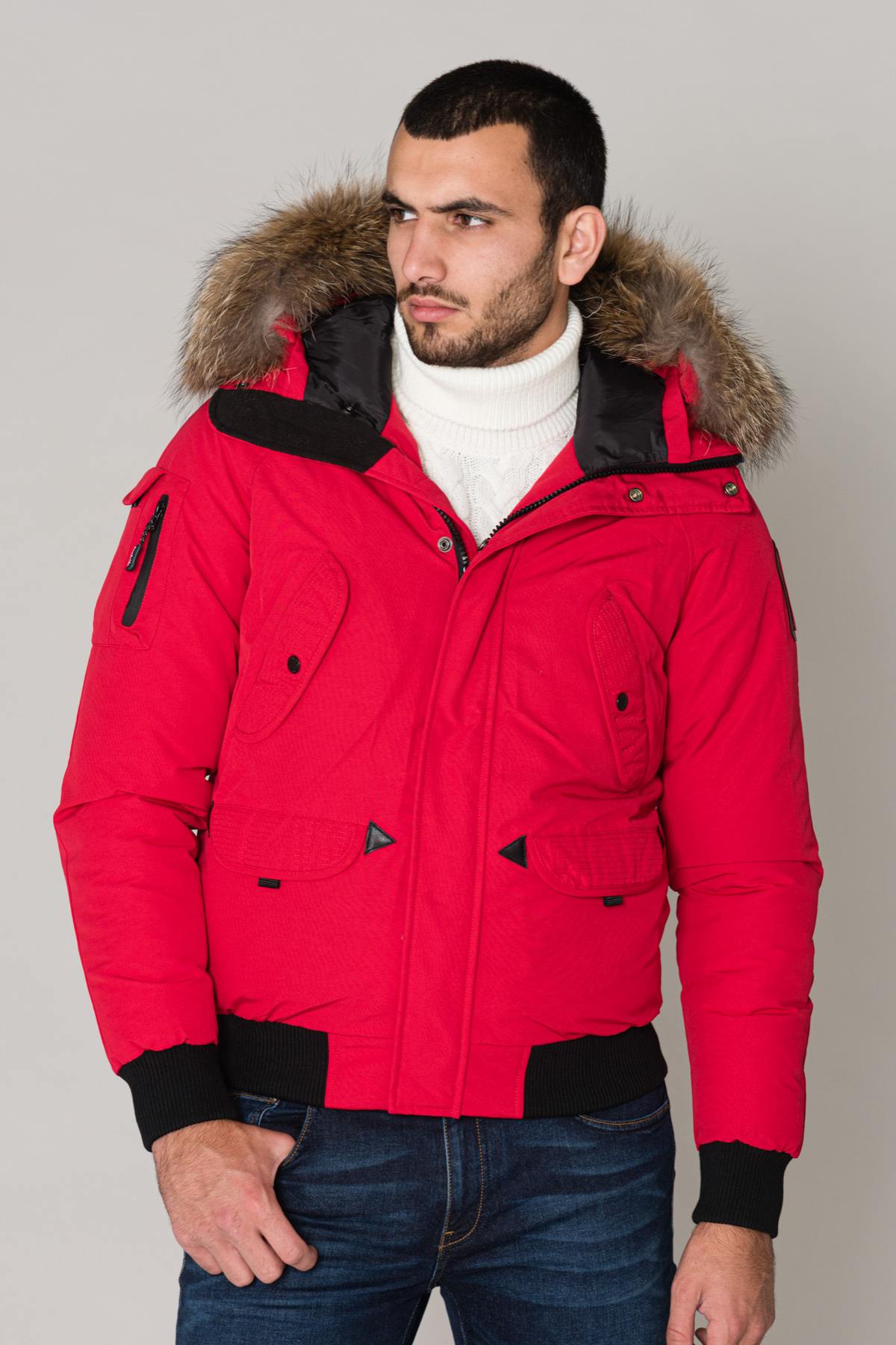 Men's red jacket - Image n°1