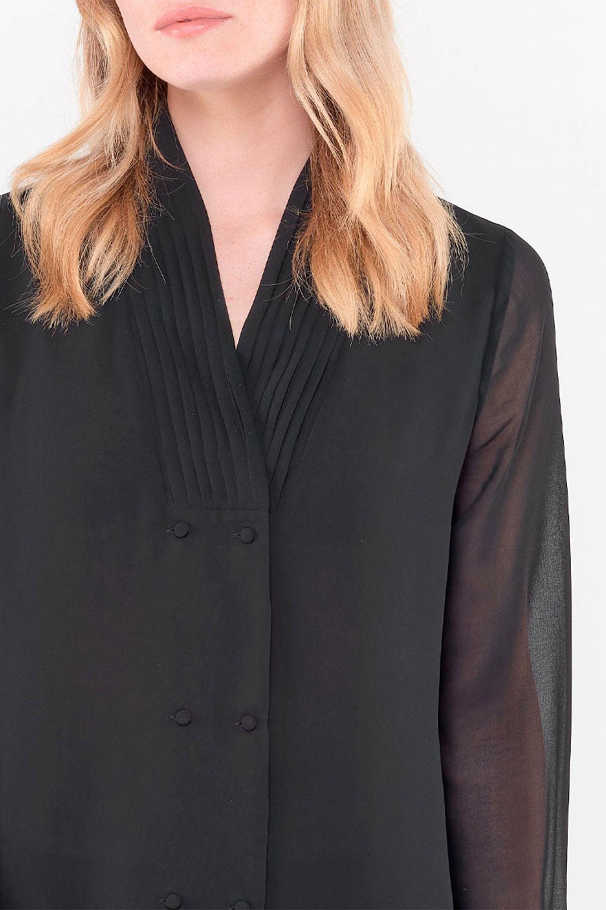 Women's voile blouse - Image n°3