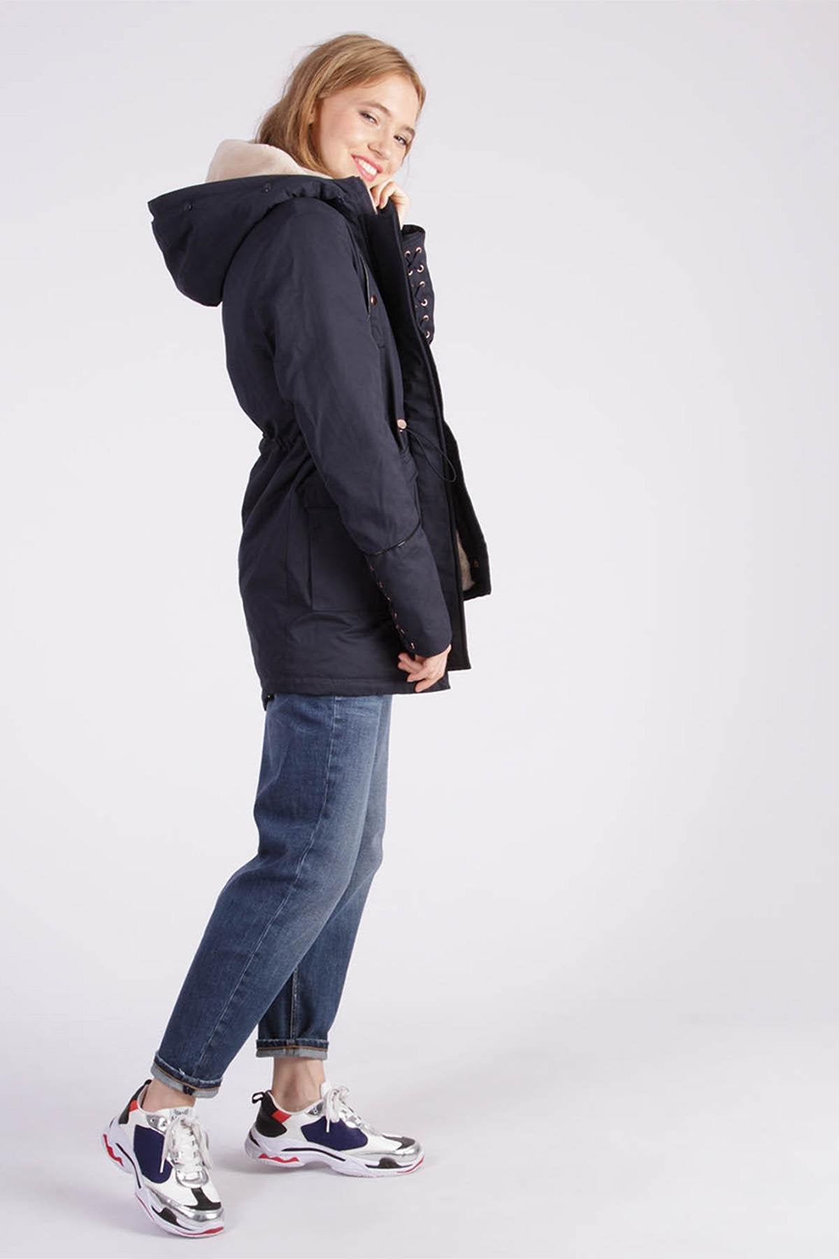 Women's polyester coat - Image n°2