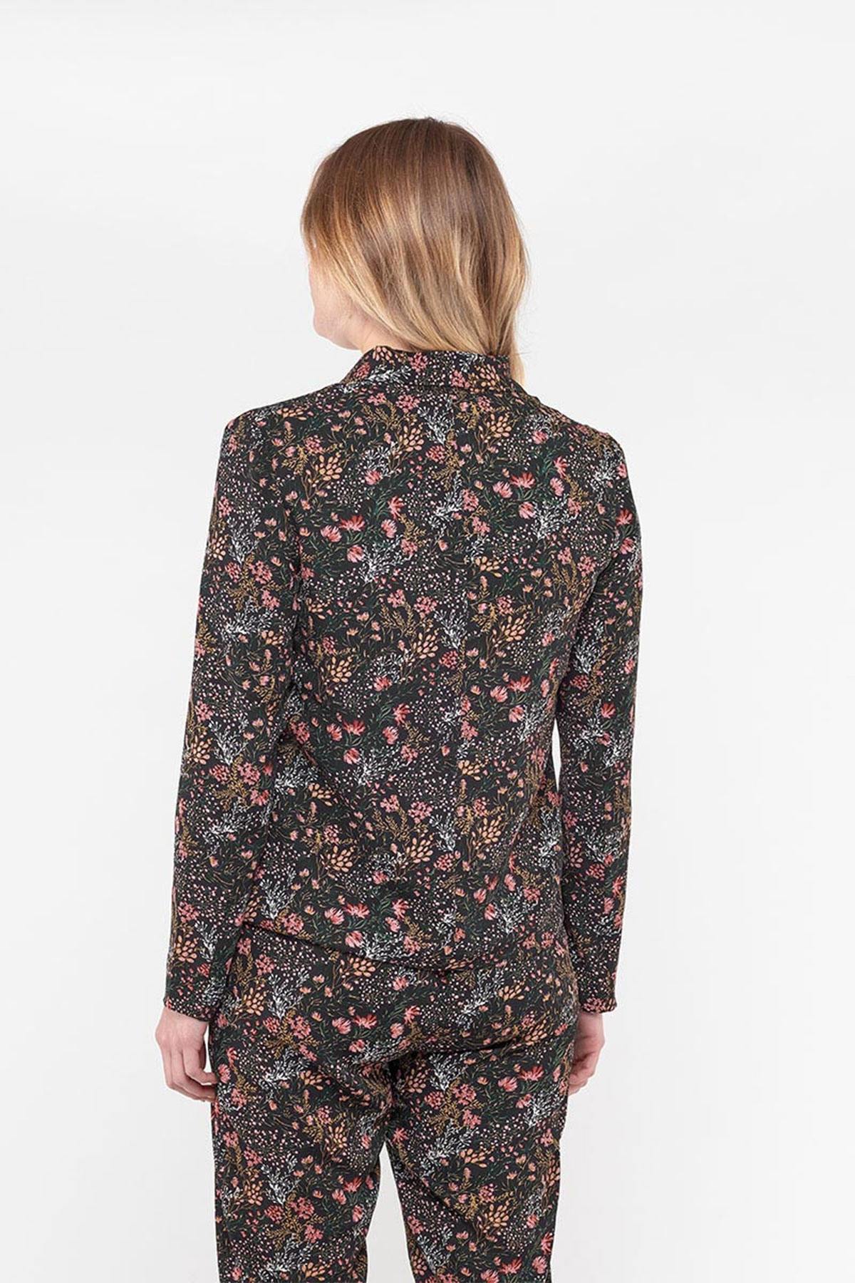  Women's floral print jacket - Image n°4