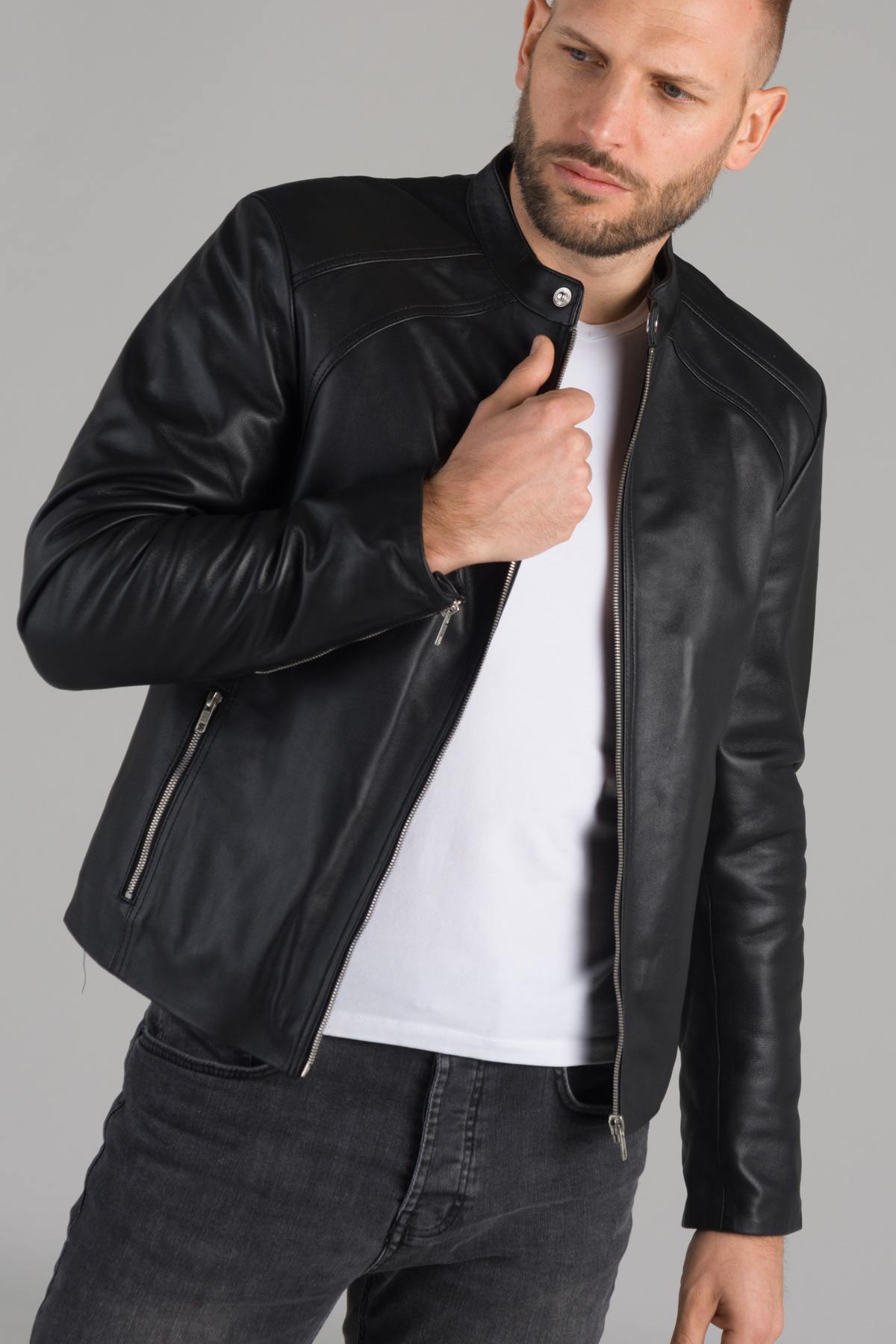 Chic leather jacket - Image n°3