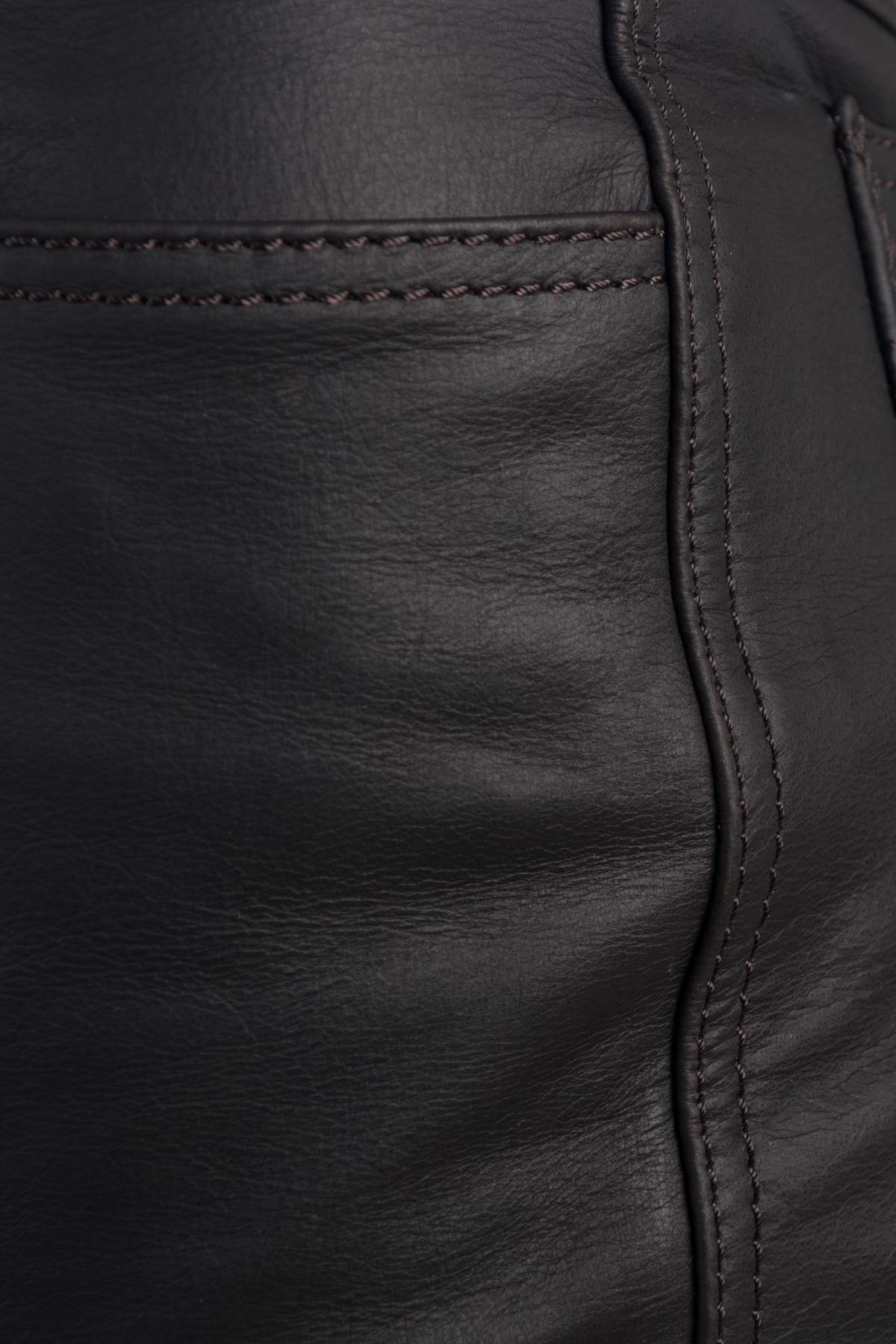 Skipper cowhide leather pants - Image n°5