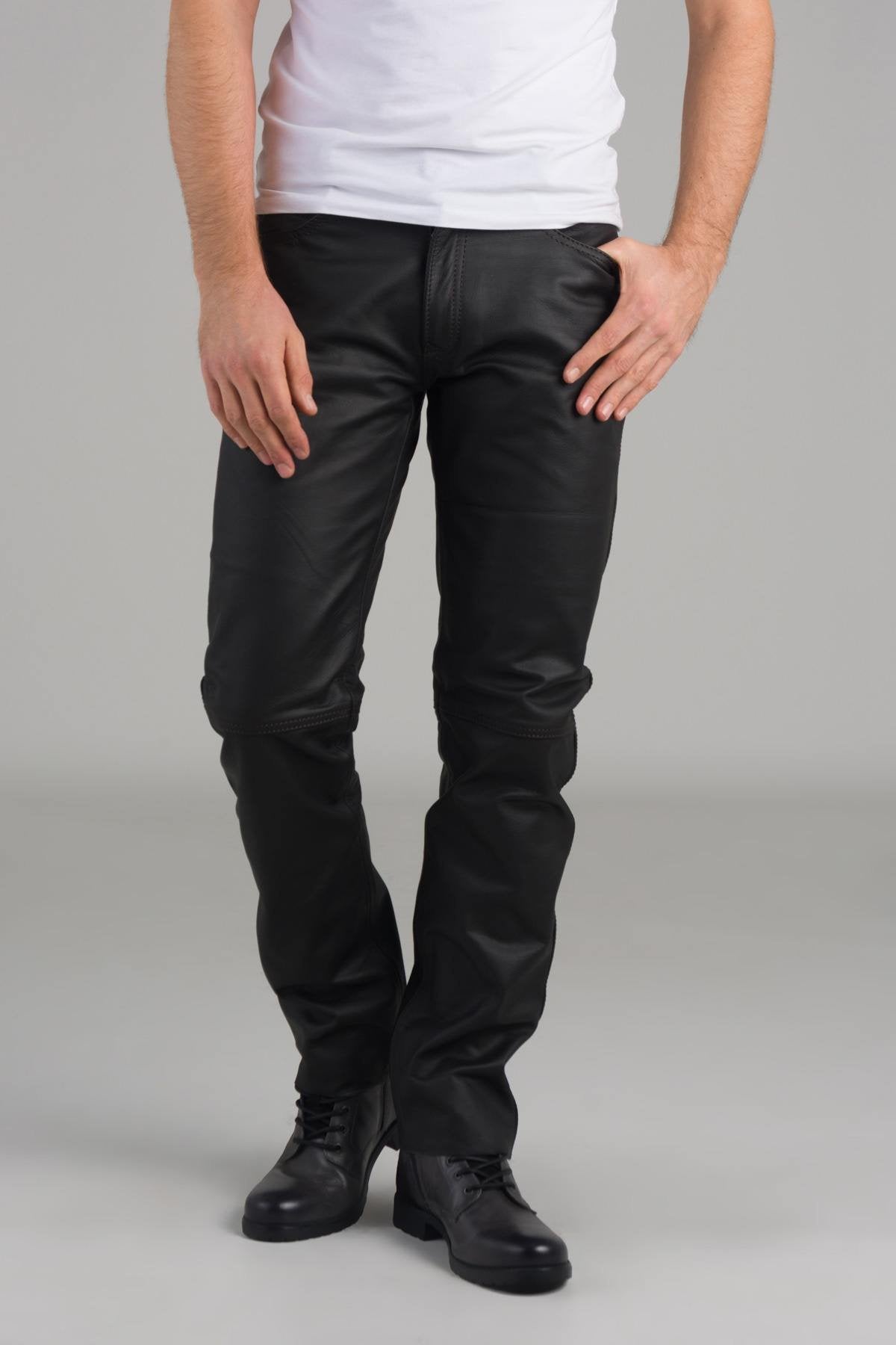 Skipper cowhide leather pants - Image n°1