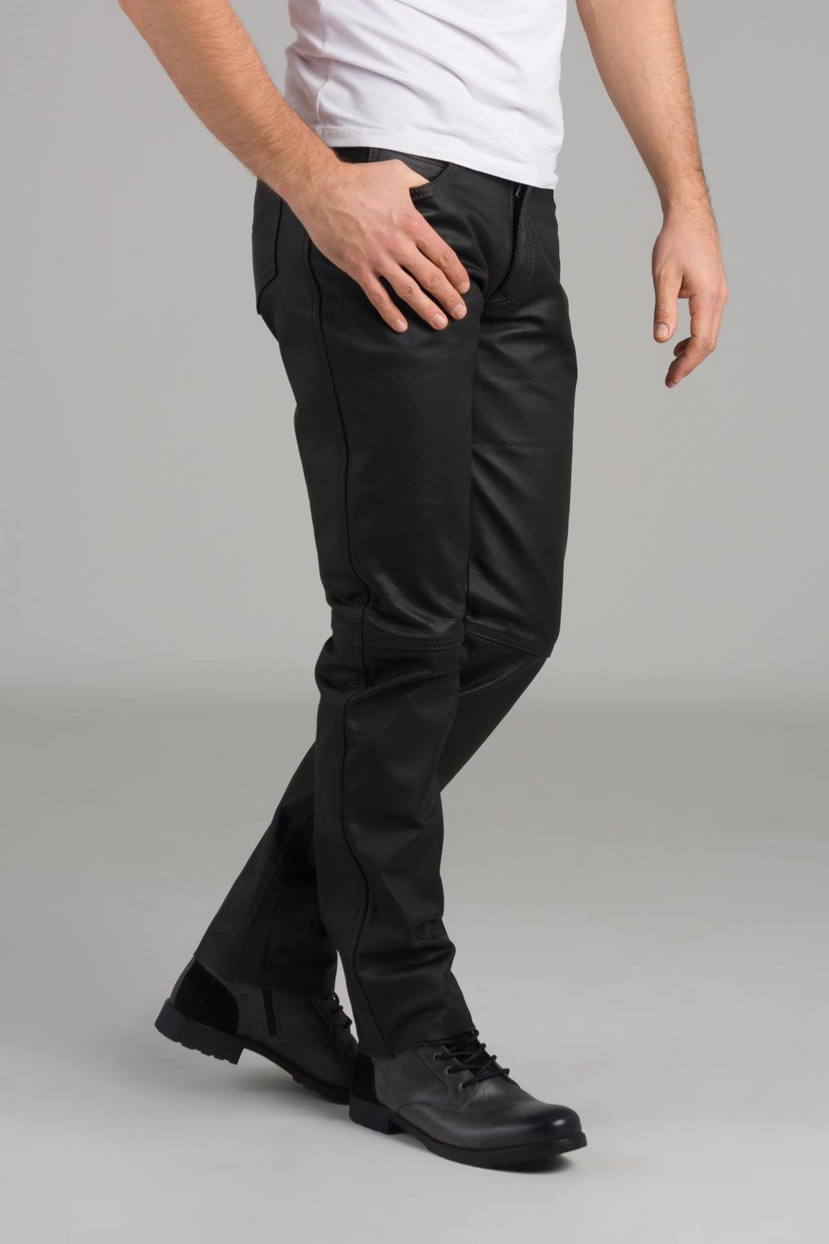 Skipper cowhide leather pants - Image n°7