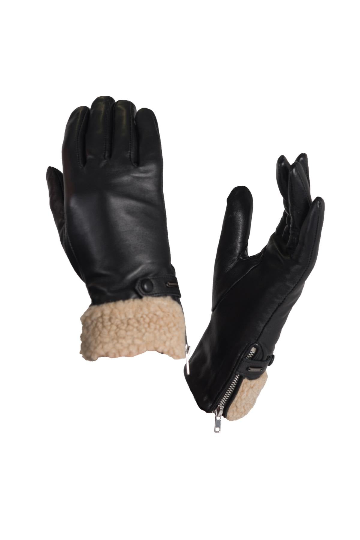  Black women's gloves - Image n°4