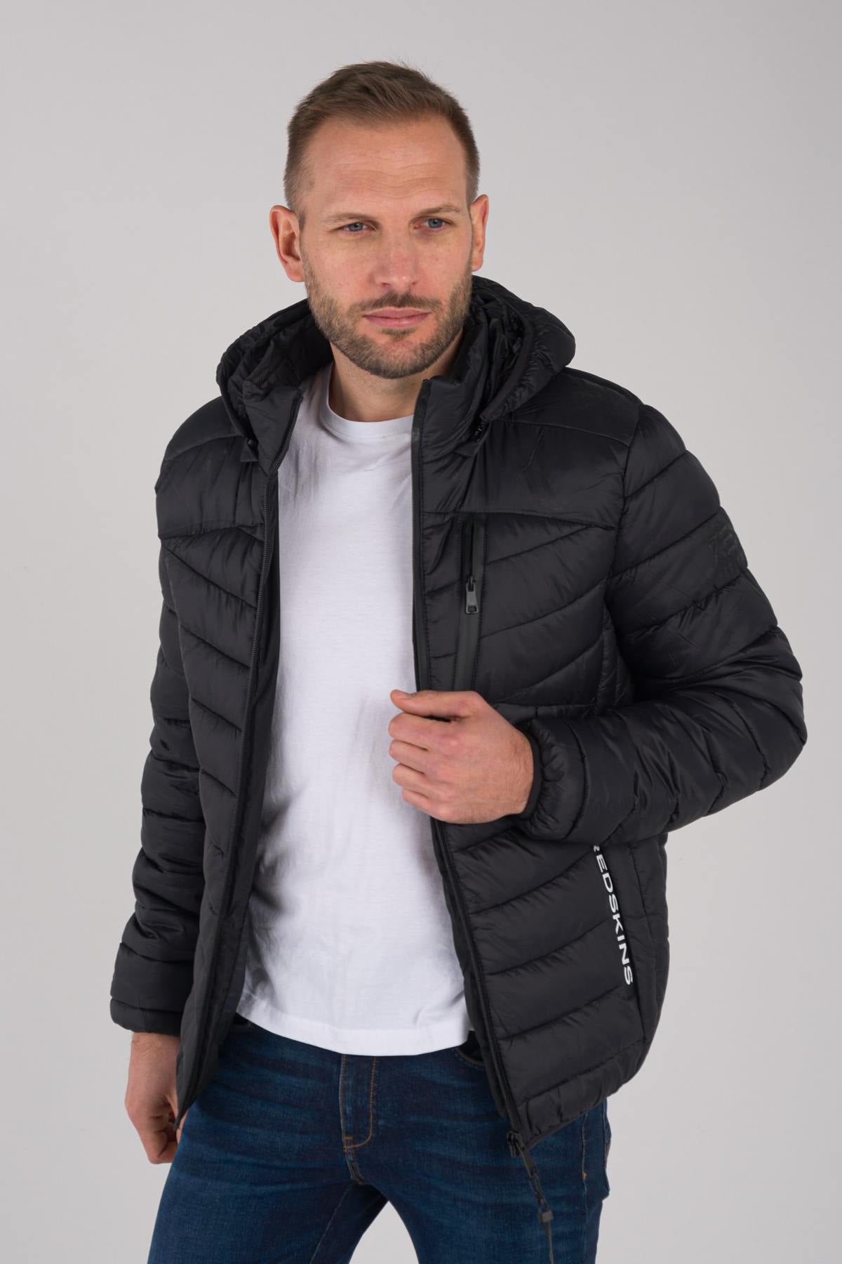 Men's black sportswear down jacket - Image n°3