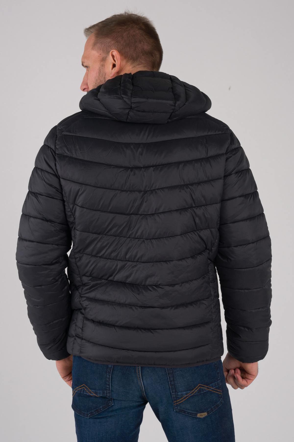 Men's black sportswear down jacket - Image n°4