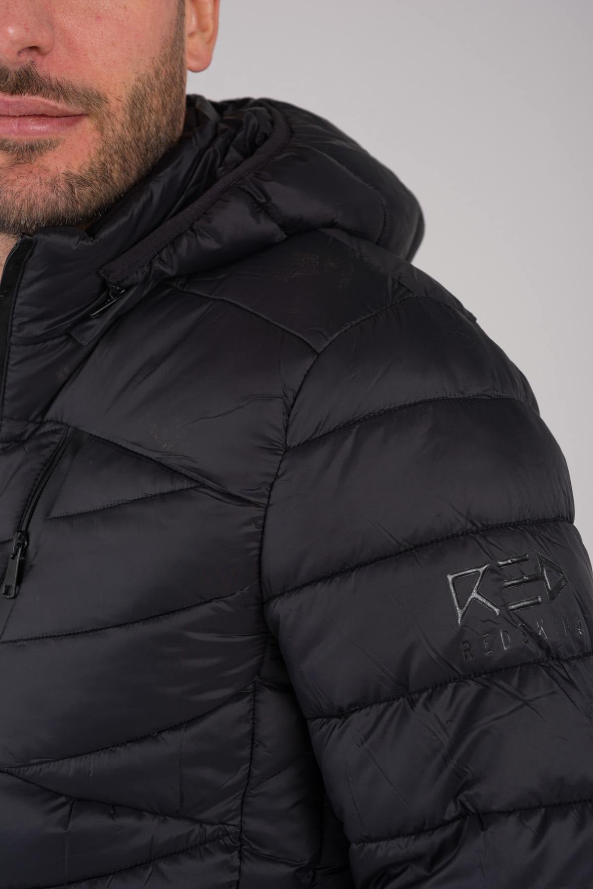 Men's black sportswear down jacket - Image n°6