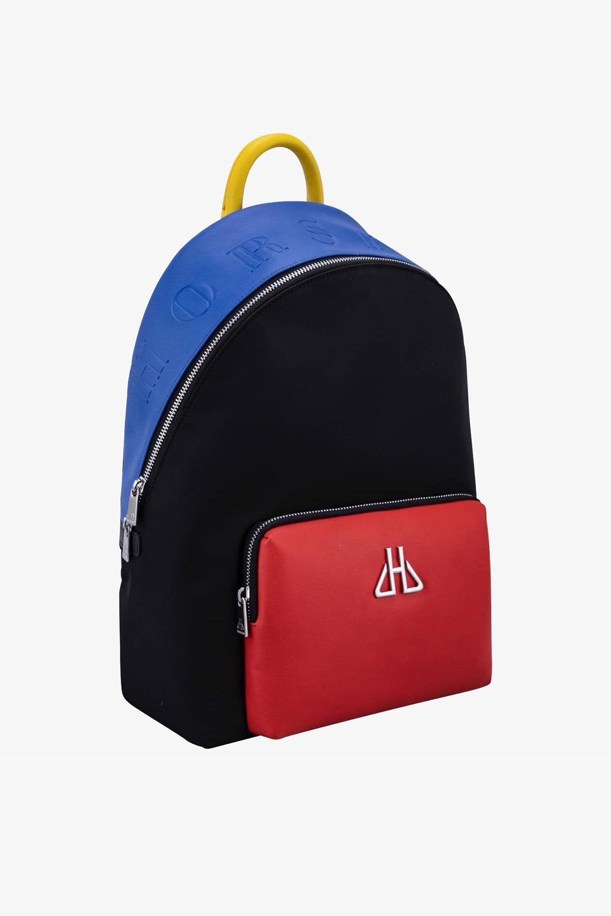 Multicolor leather backpack - Image n°1