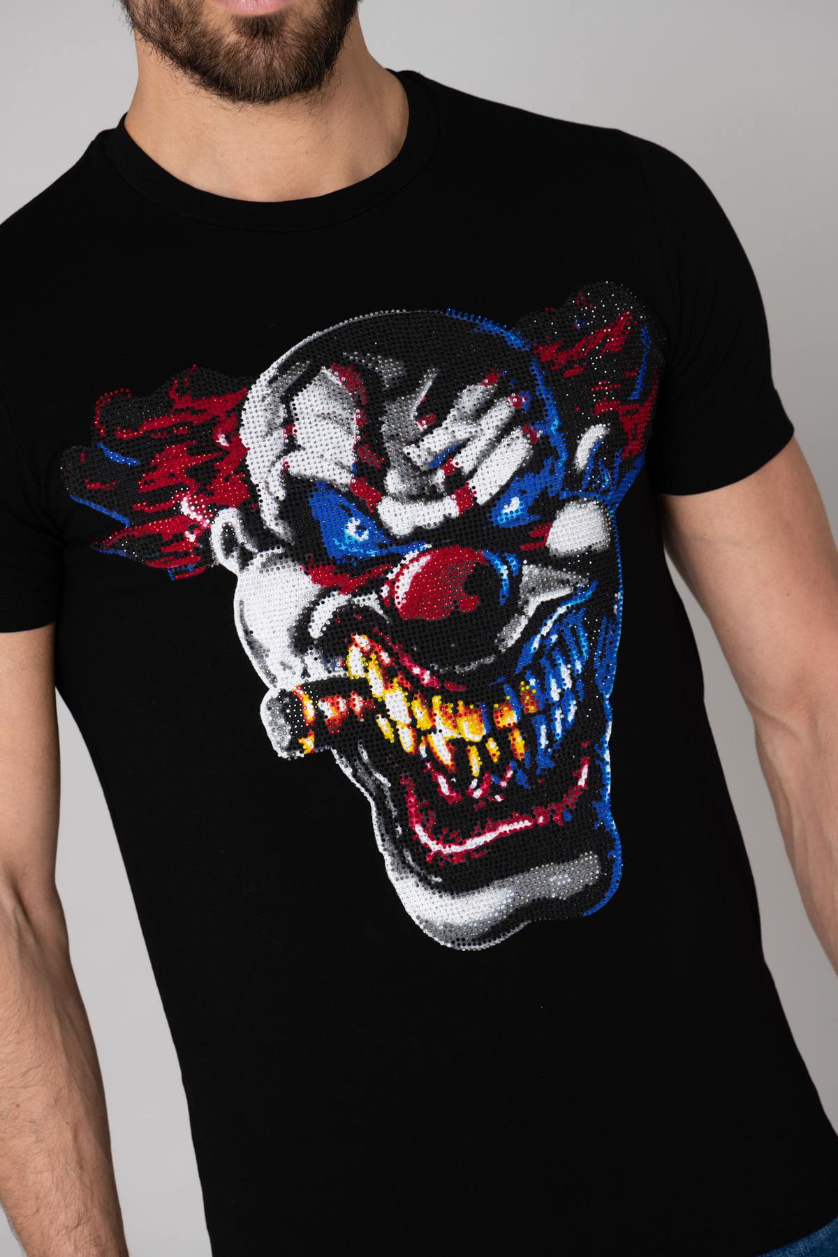 rhinestone clown t-shirt - Image n°1