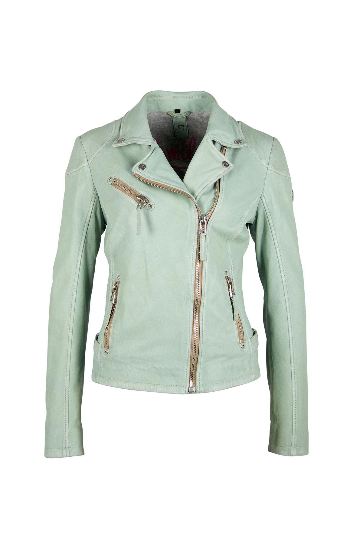 Women's light green perfecto - Image n°6