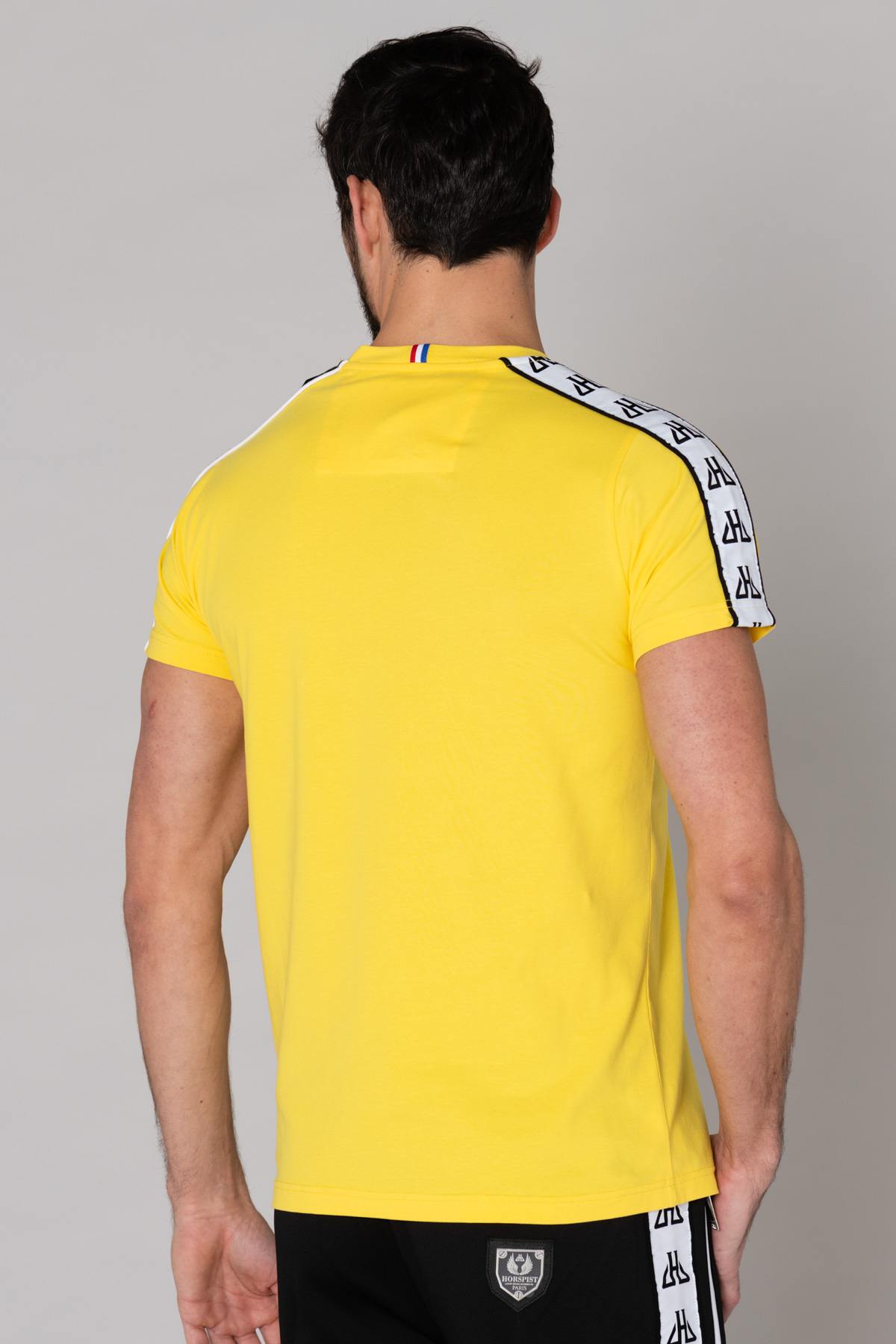 Yellow slimfit t-shirt - Image n°4