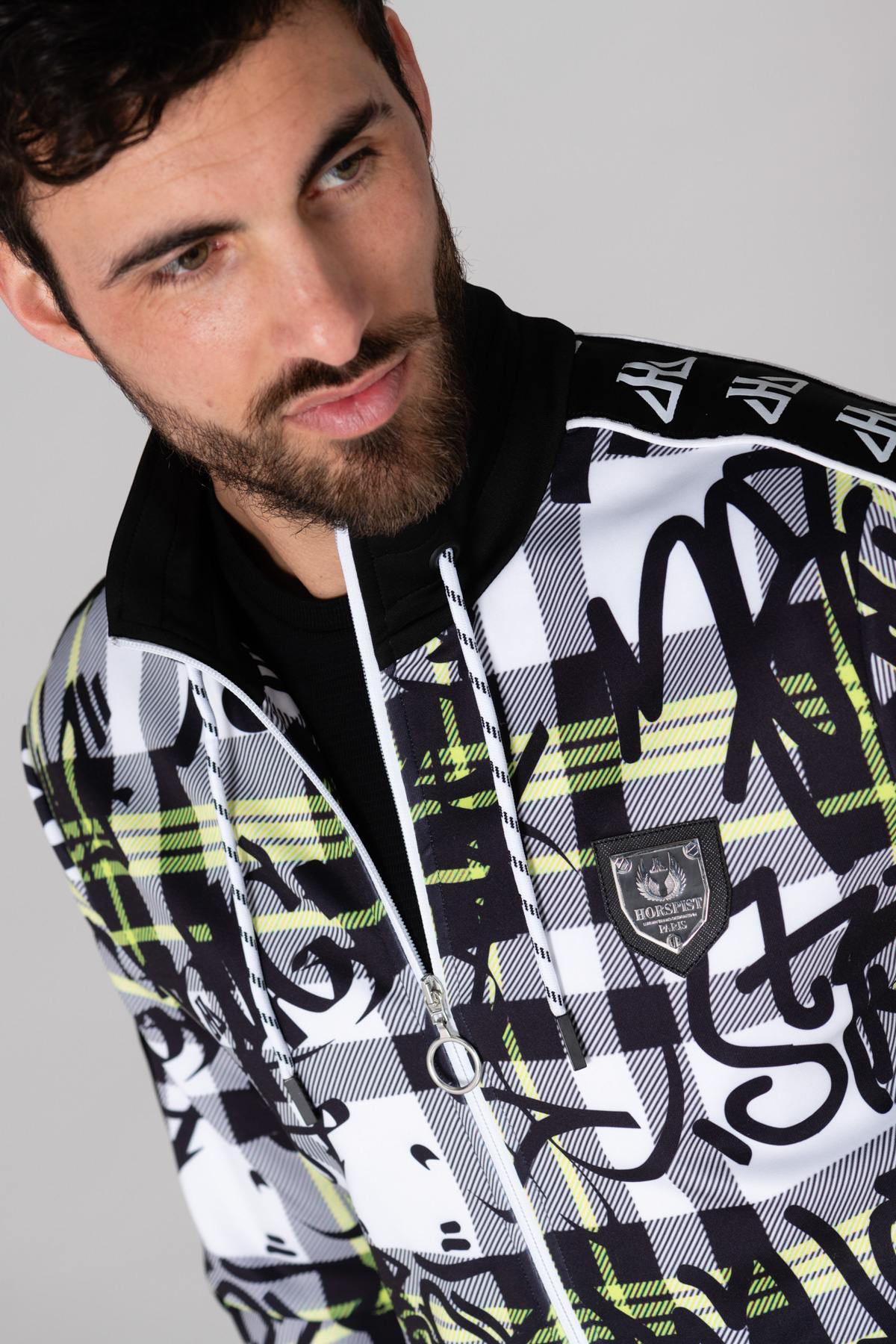 White and black jogging jacket - Image n°2