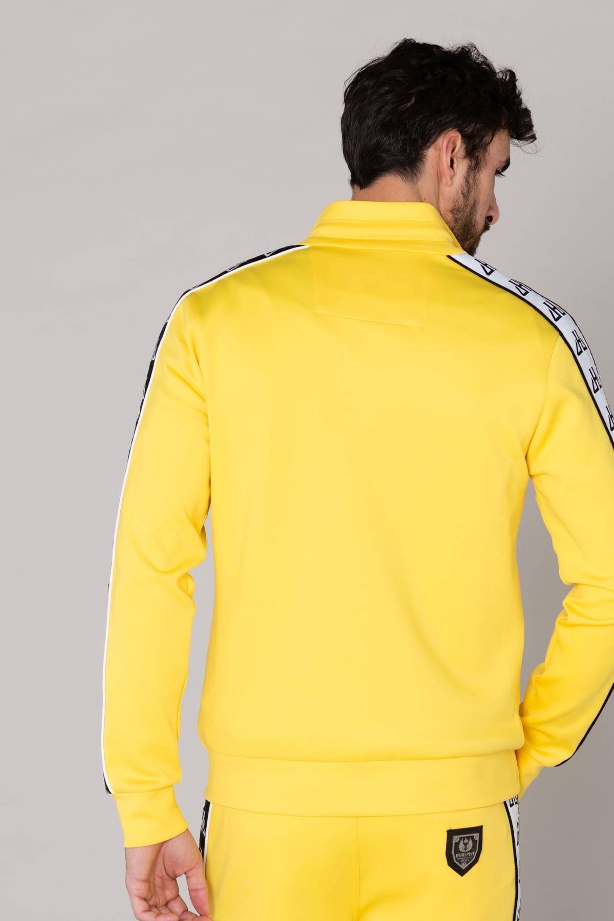 Men's yellow jogging jacket - Image n°4