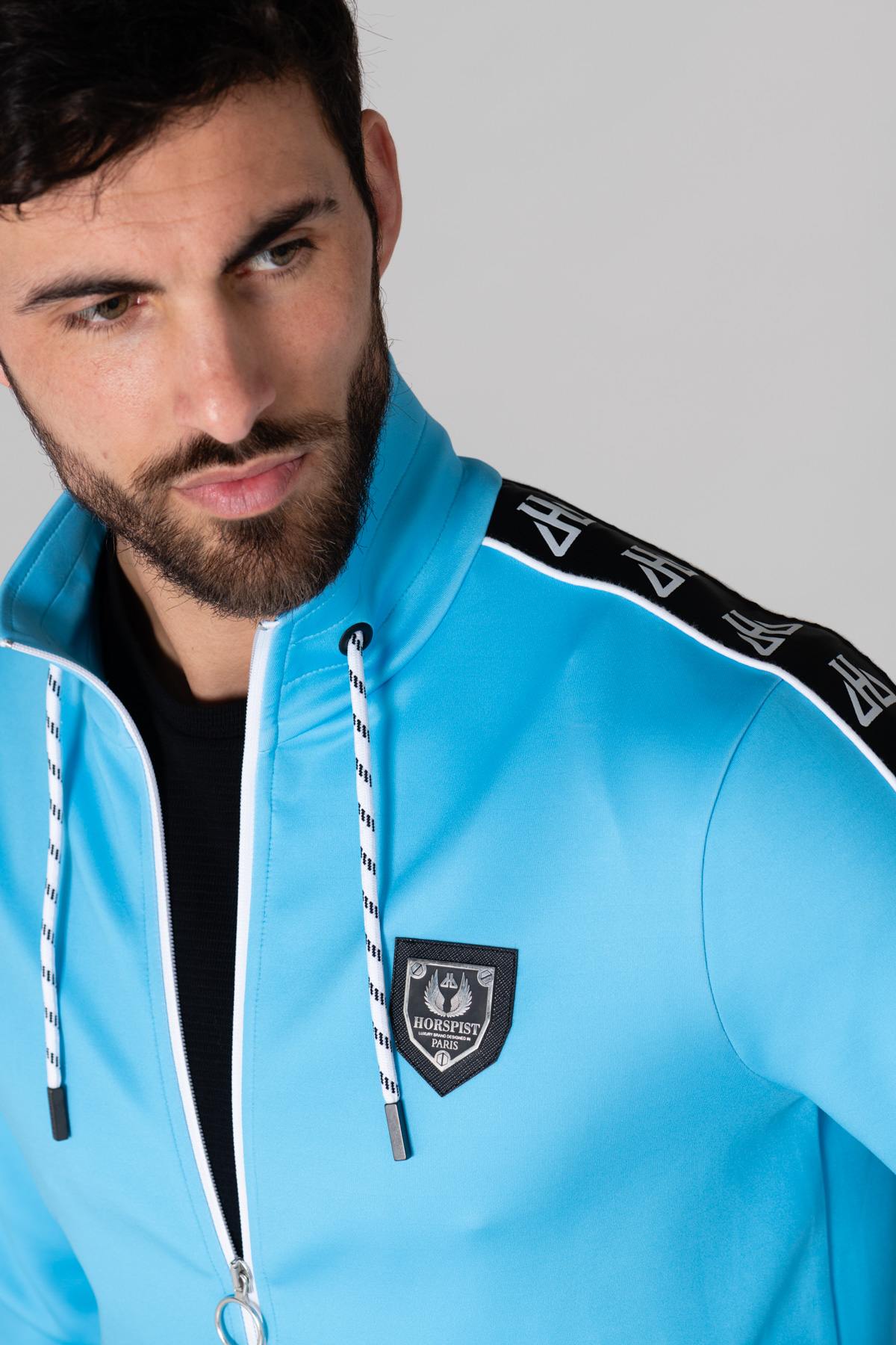 Turquoise blue track jacket - Image n°4