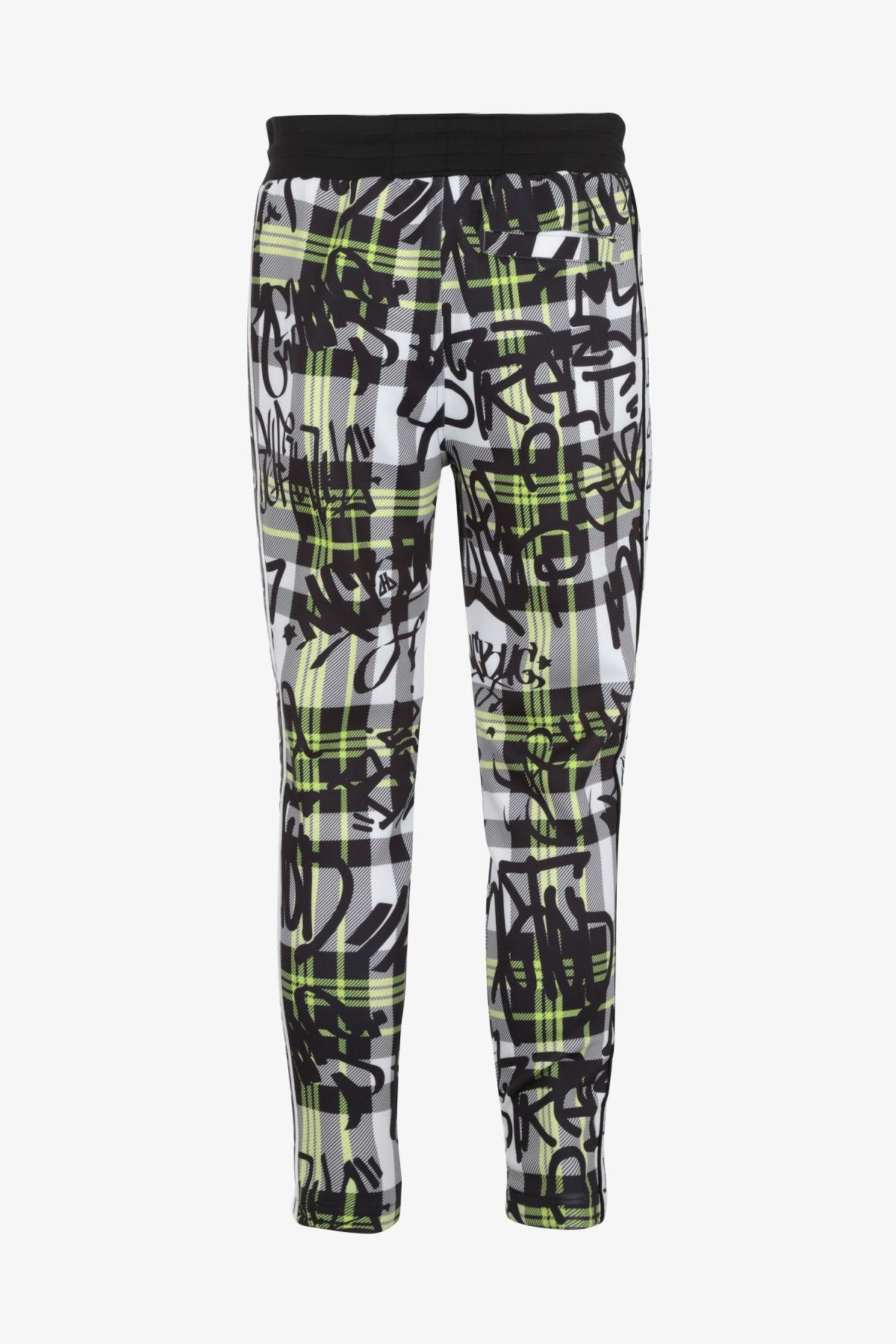 White and Black Graffiti Sweatpants - Image n°8