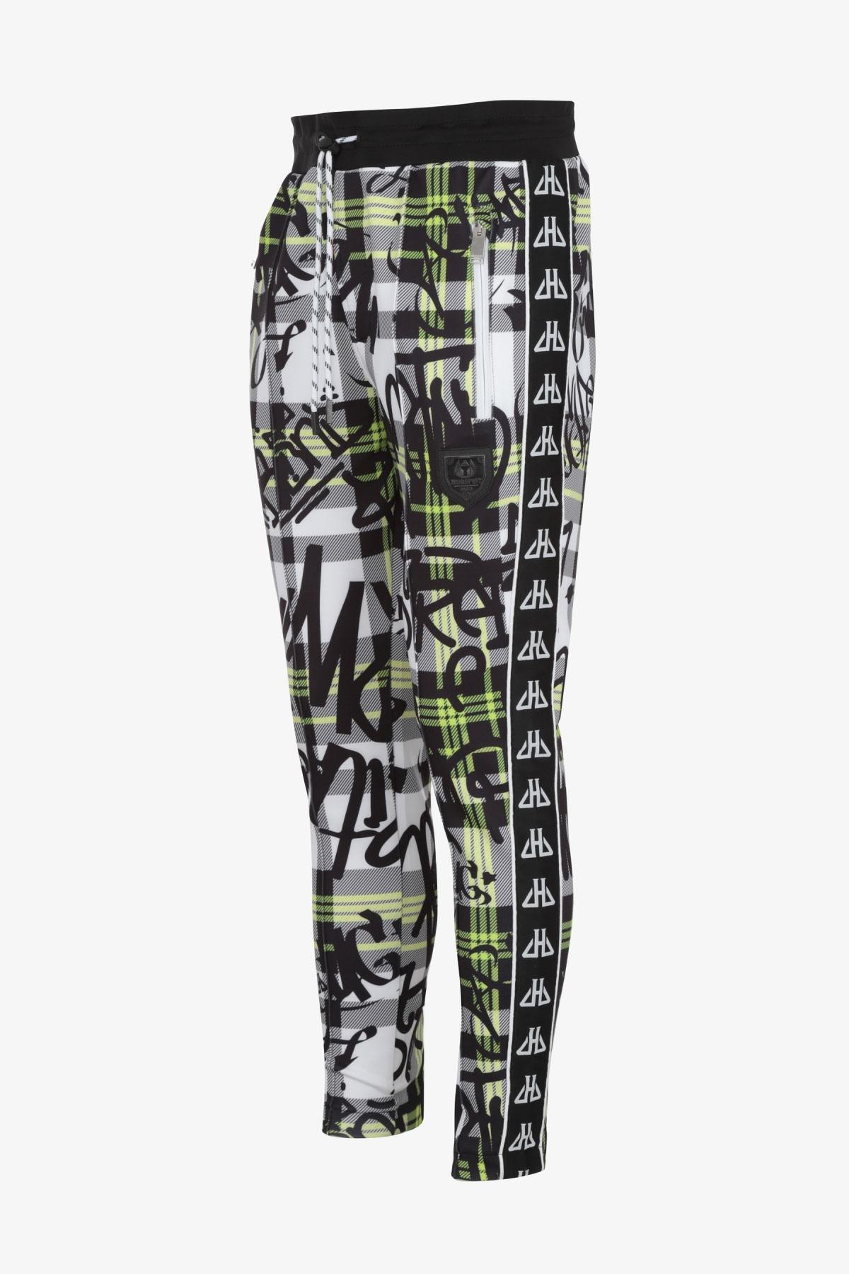 White and Black Graffiti Sweatpants - Image n°6