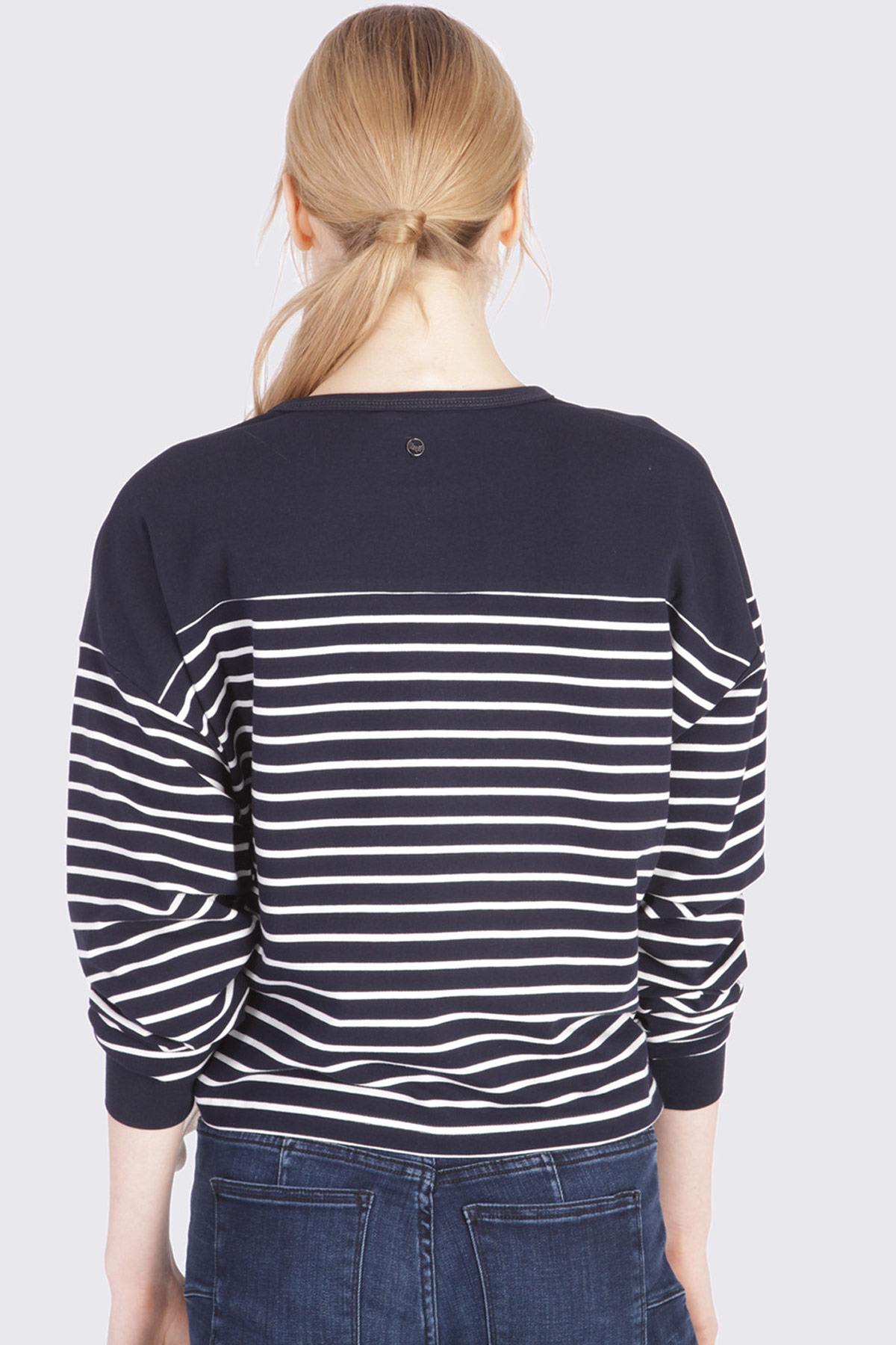 Women's loose sailor sweater - Image n°1