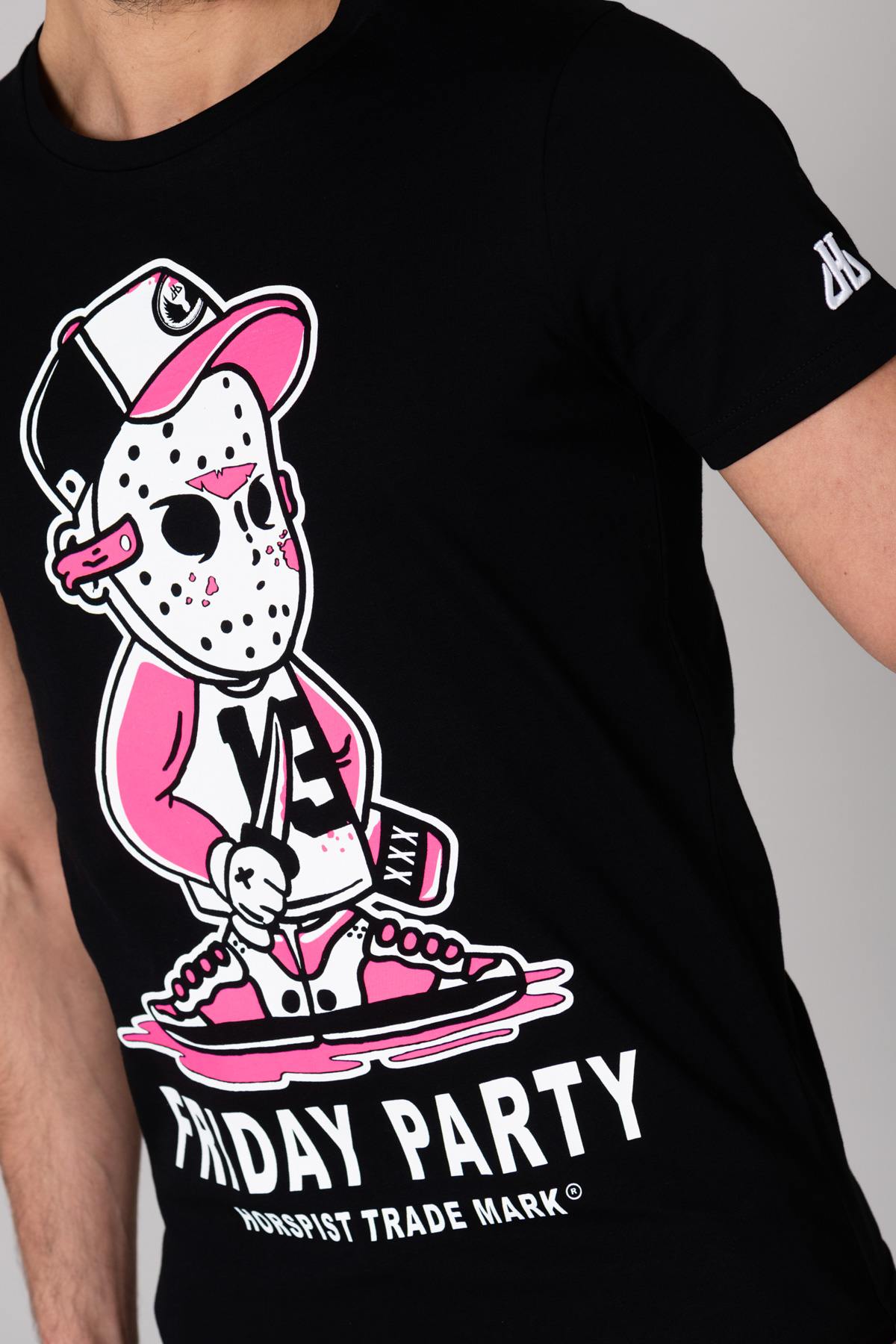 Men's black Friday Party t-shirt - Image n°2