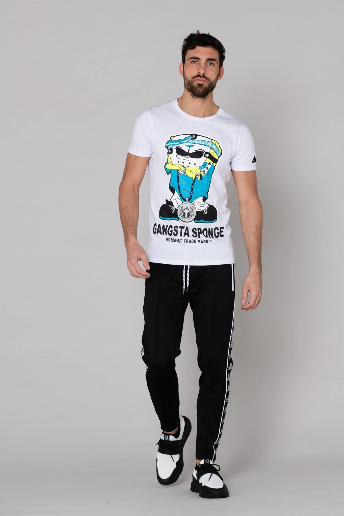 Spongebob Gangsta Sponge White T-Shirt - Image n°5