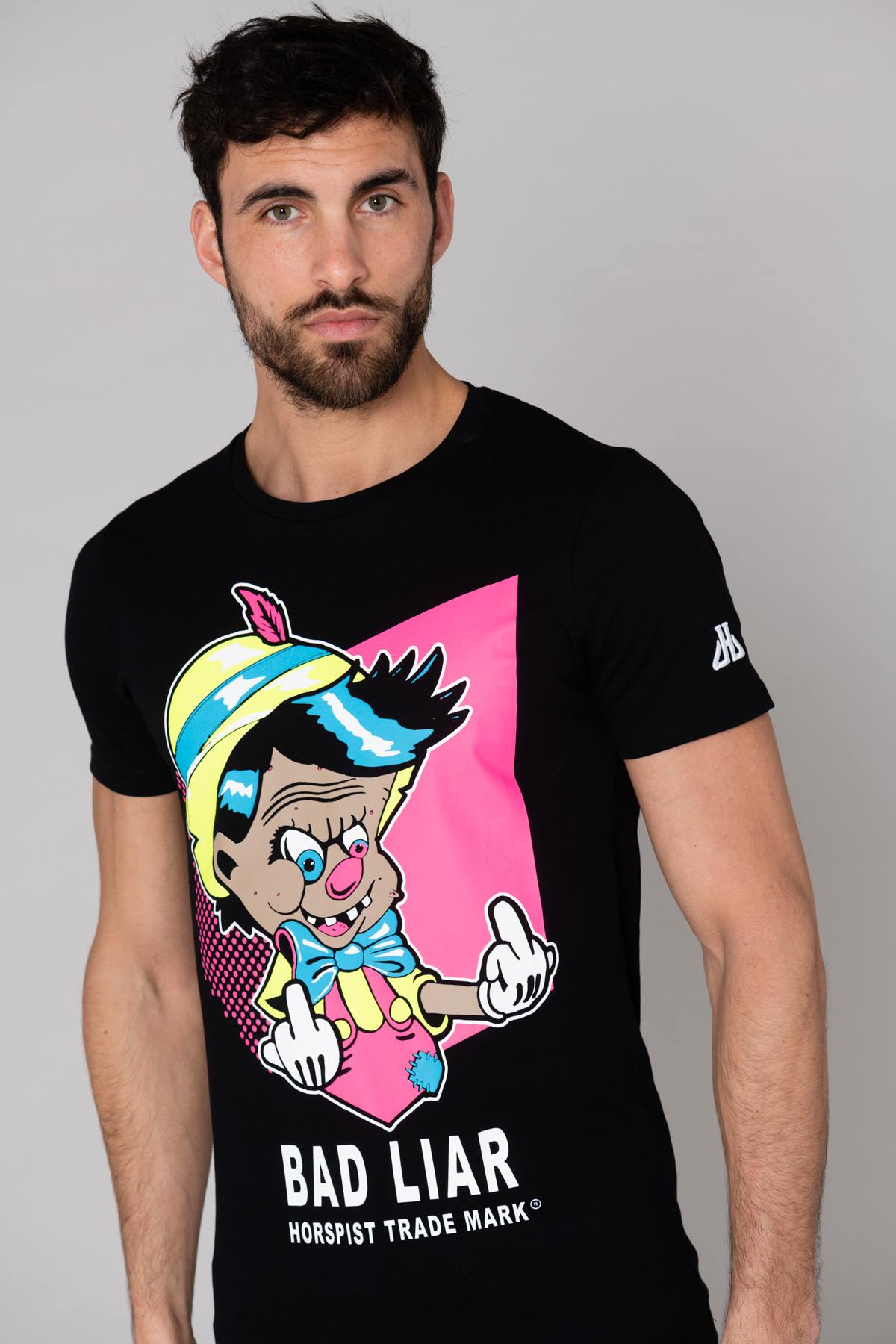 Bad Liar Pinocchio black t-shirt - Image n°1