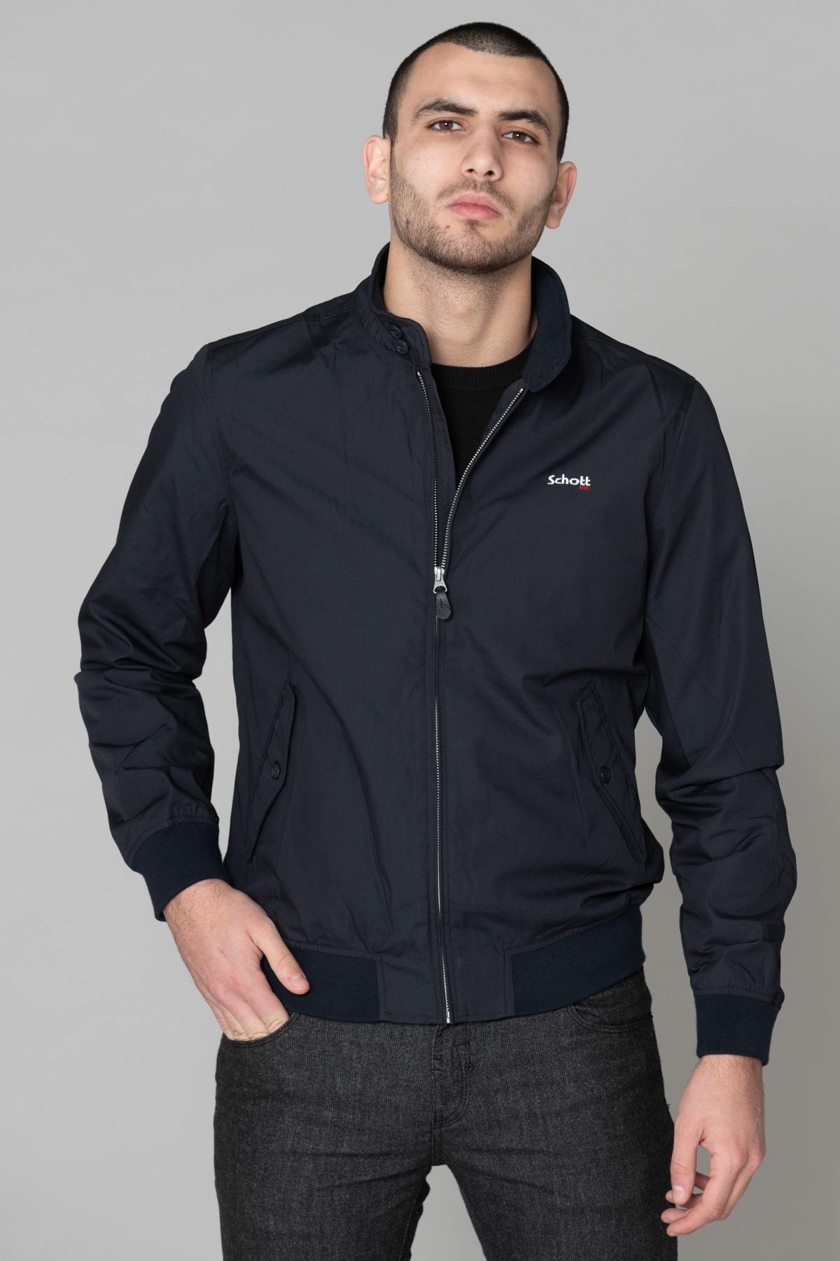 Light navy blue jacket - Image n°1