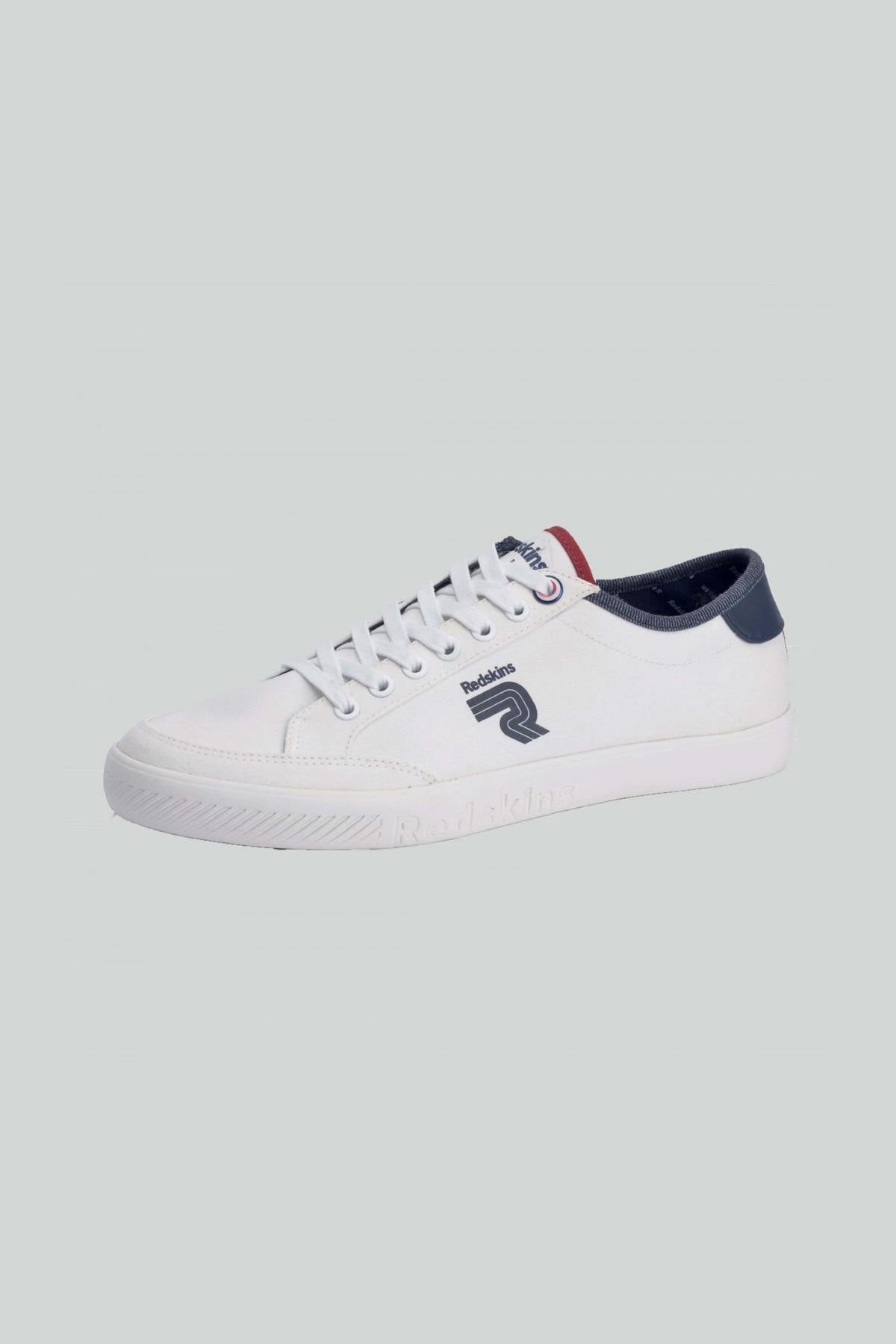 Men's white canvas sneakers - Image n°1