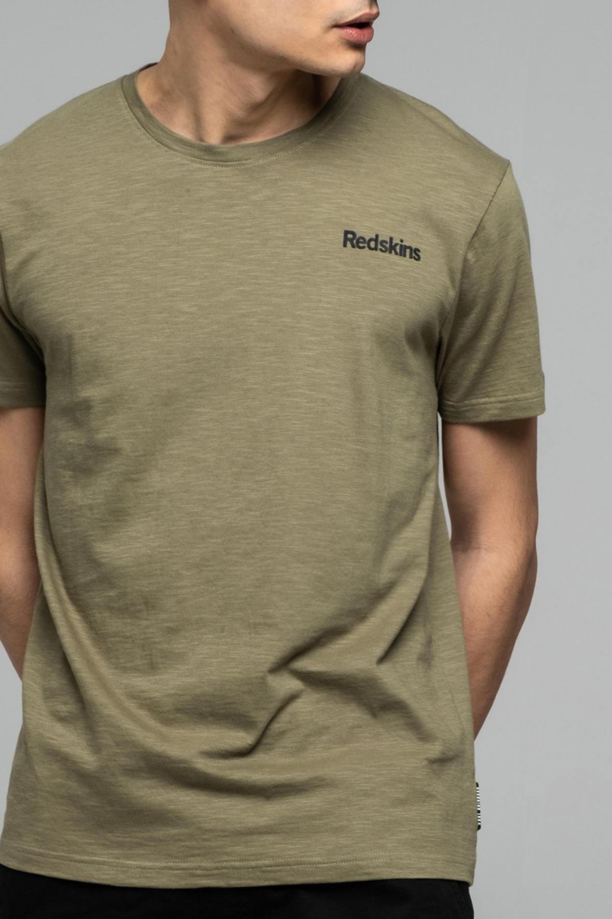 Men's khaki flowing t-shirt - Image n°4