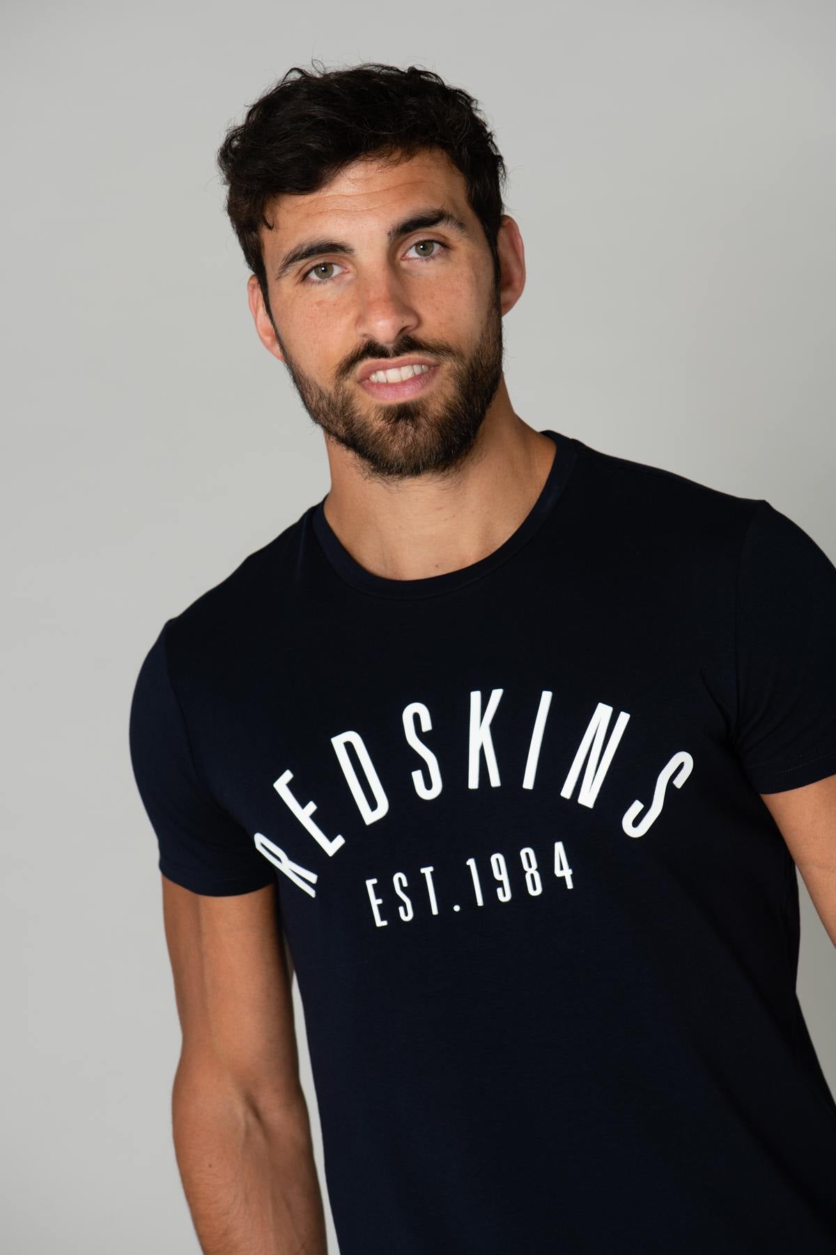 Men's navy blue t-shirt - Image n°2