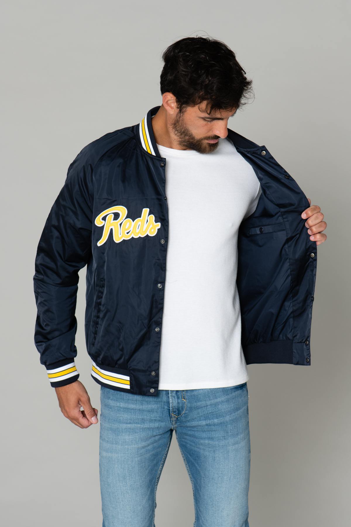 US teddy football jacket in polyester - Image n°4