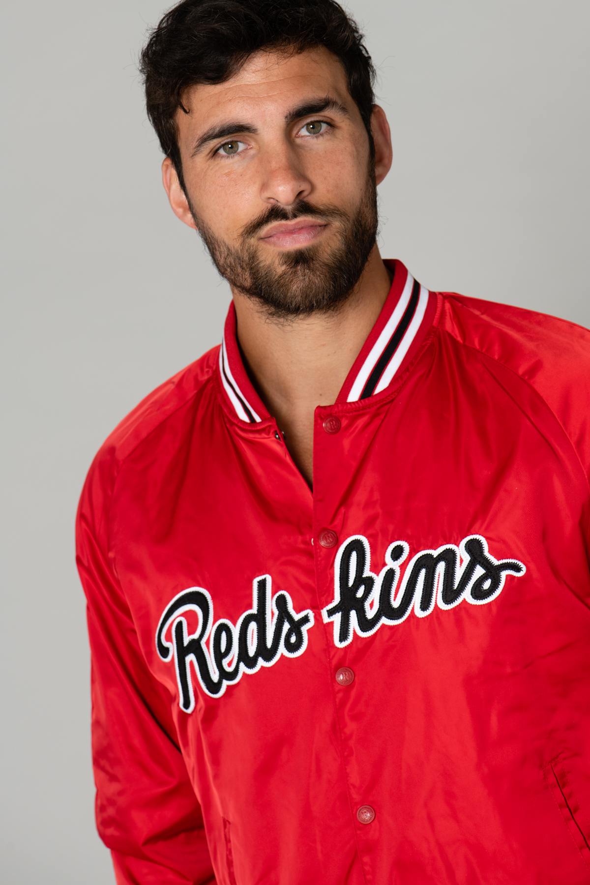 Red US varsity jacket - Image n°6