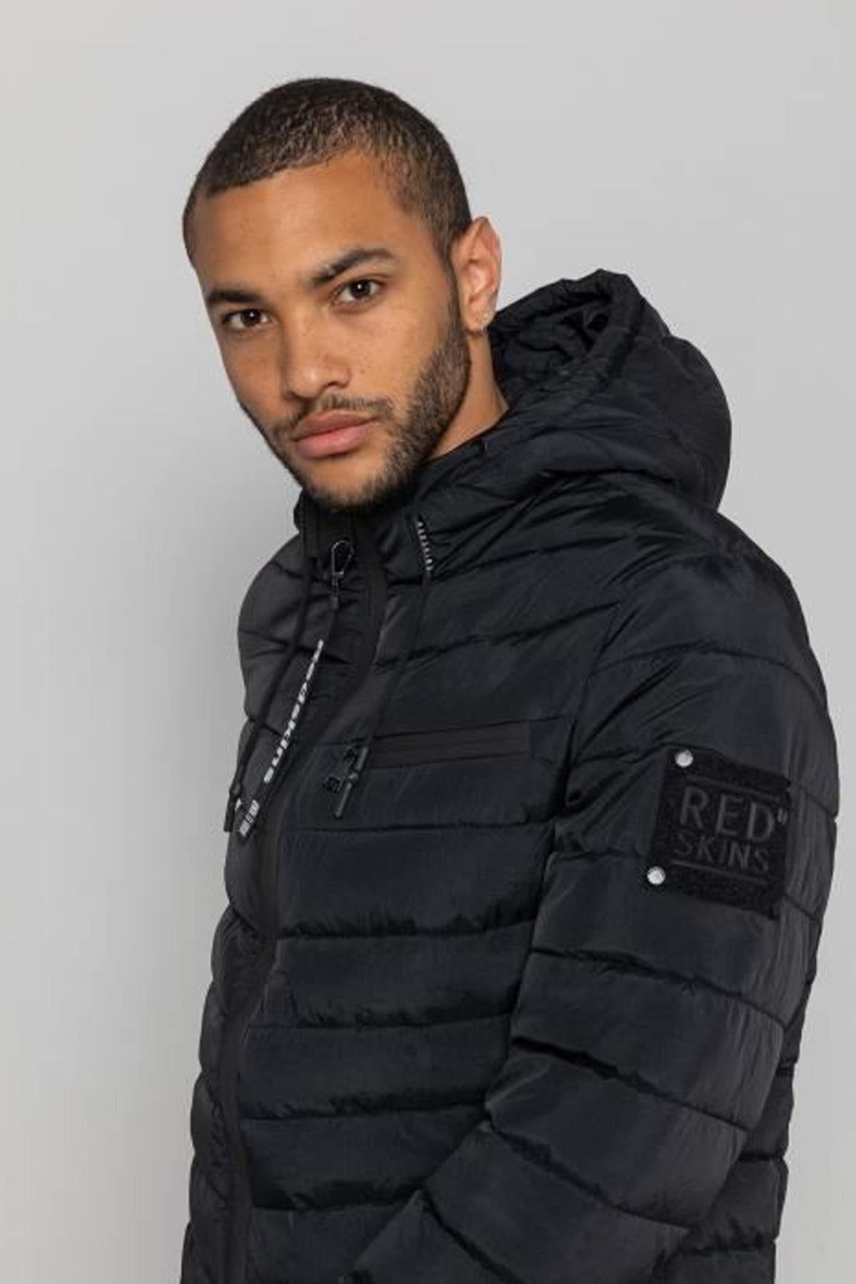 Men's black down jacket - Image n°4