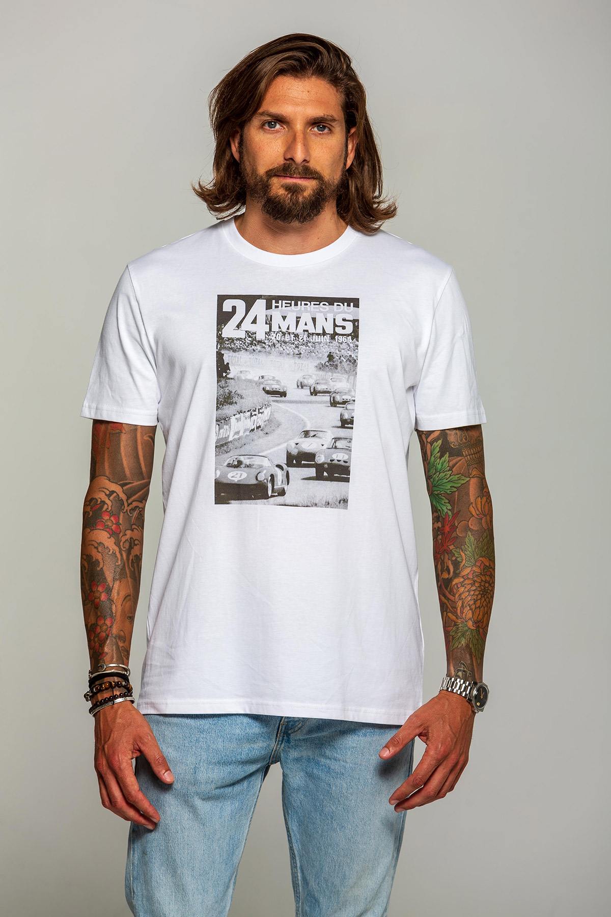 White t-shirt 24h of Le Mans 1964 - Image n°2