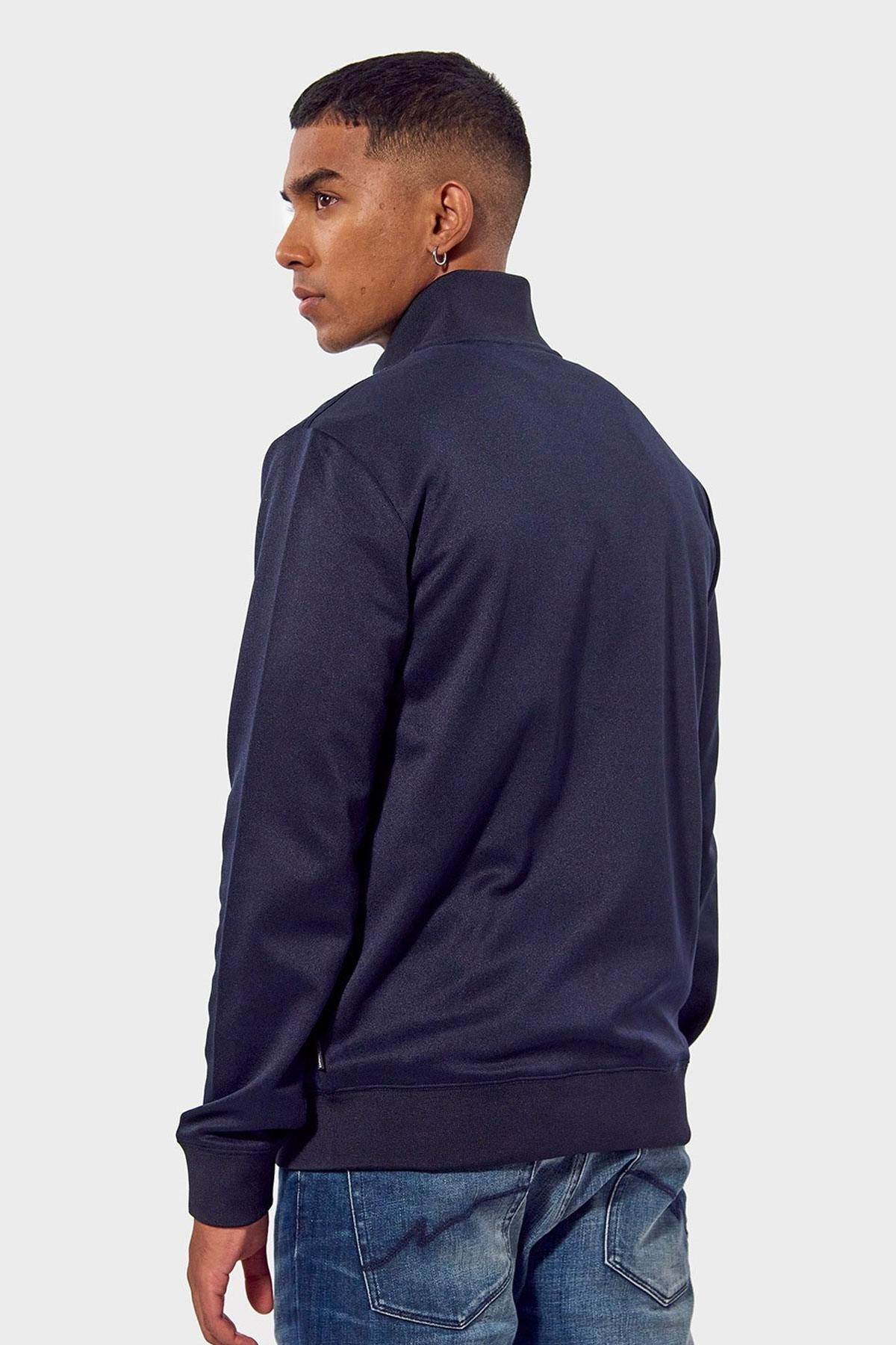 Navy blue sportswear jacket - Image n°5