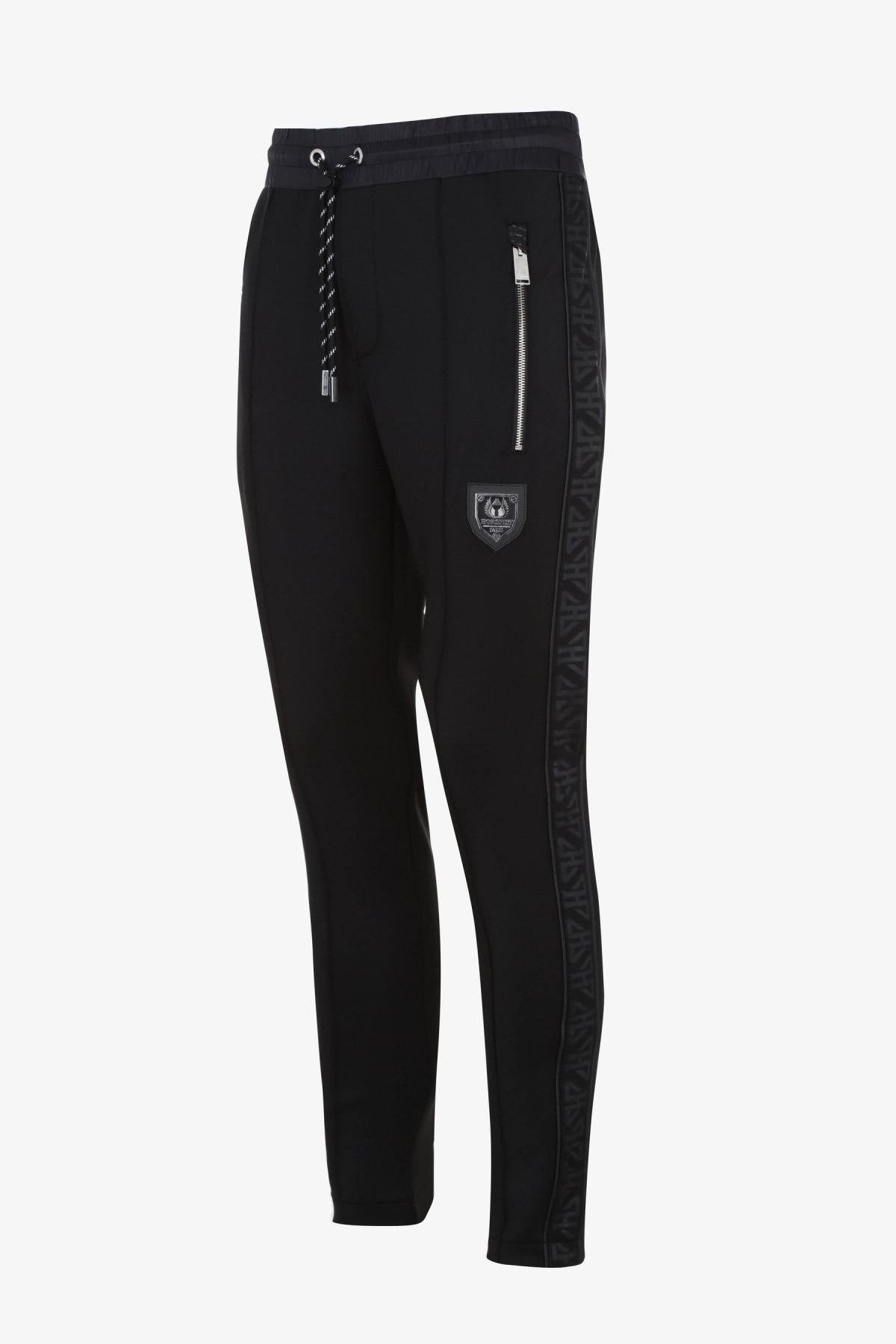 Black slim jogging pants - Image n°4