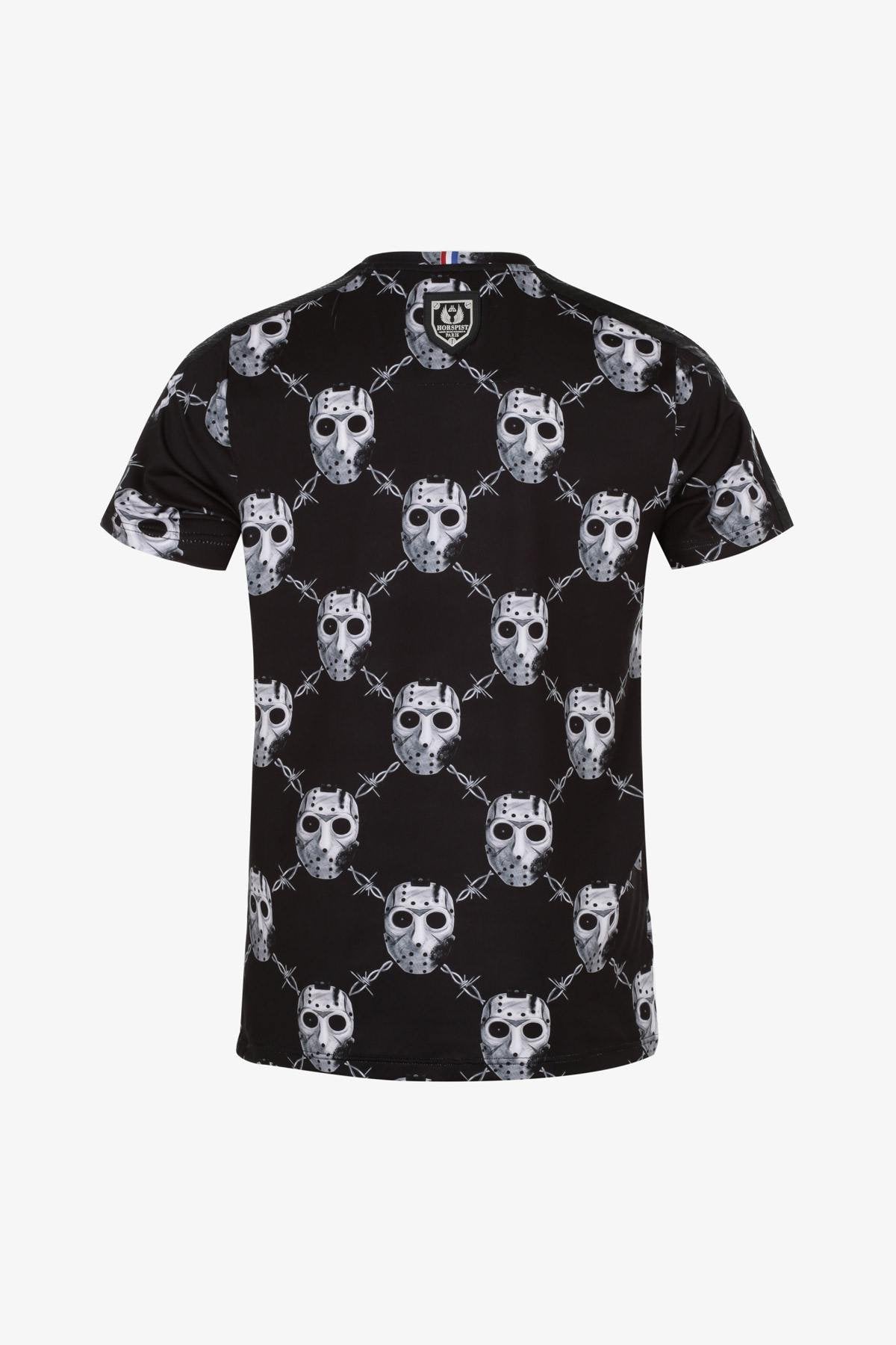 Jason's mask print stretch t-shirt - Image n°3