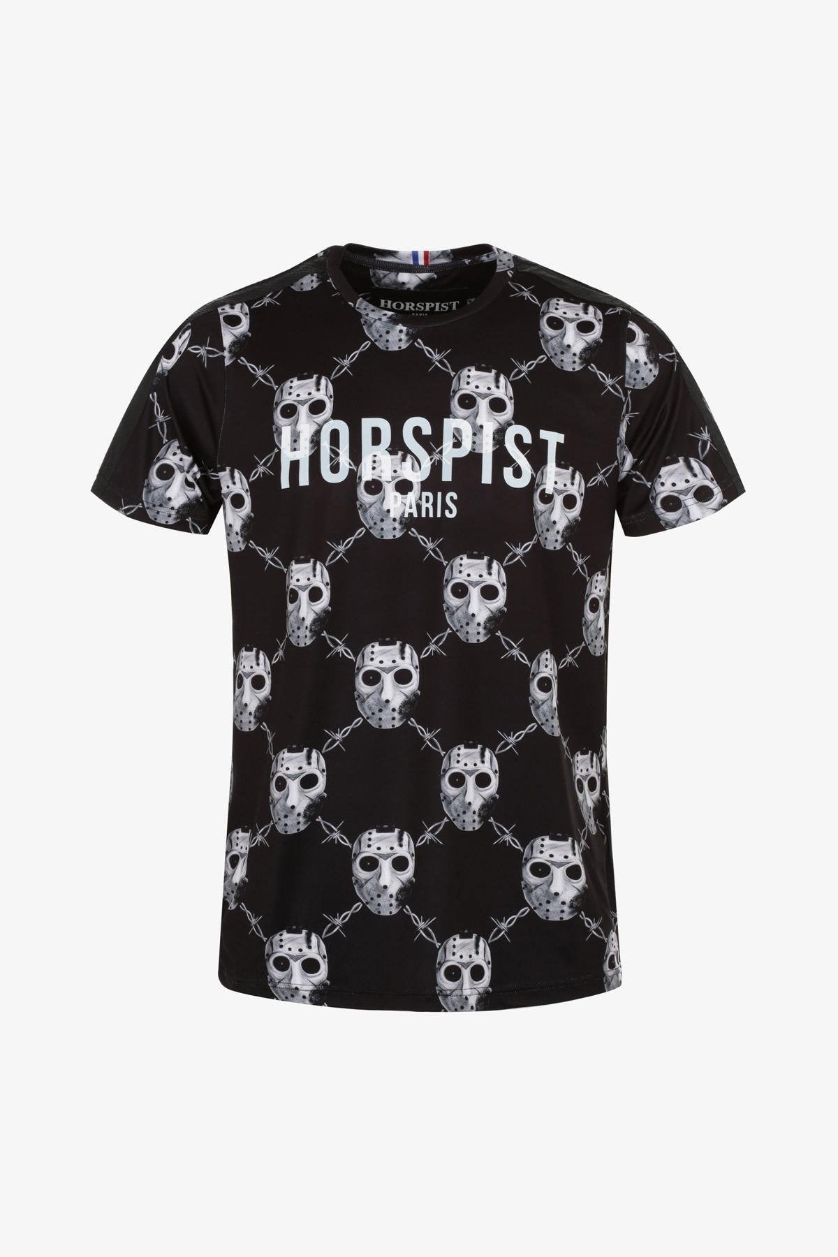 Jason's mask print stretch t-shirt - Image n°1