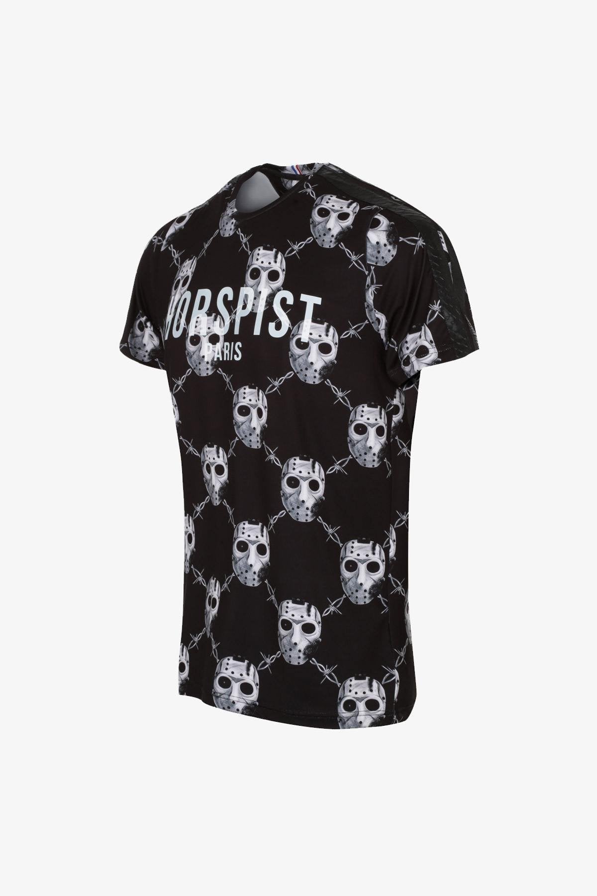 Jason's mask print stretch t-shirt - Image n°4