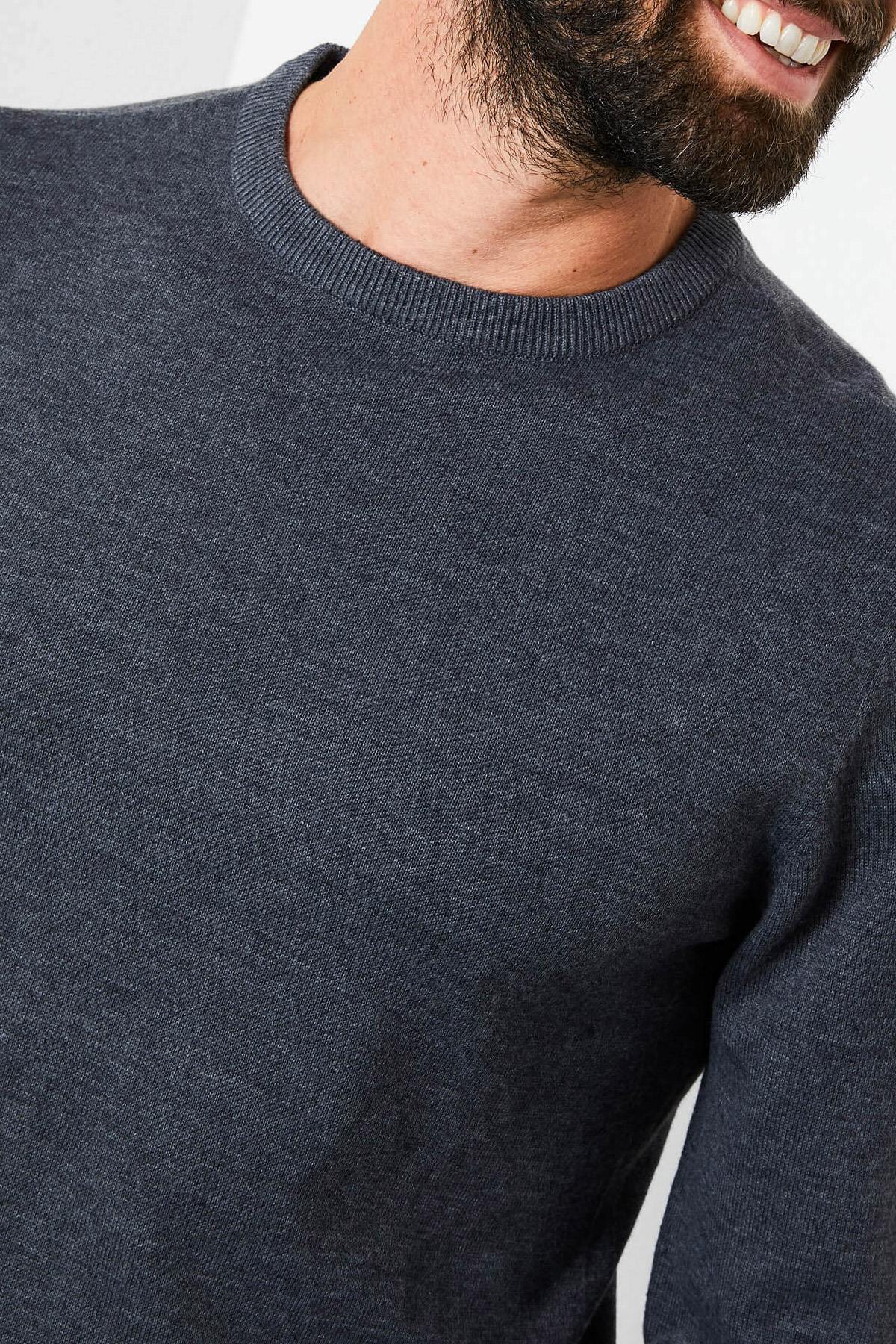 Men's fine knit sweater - Image n°2